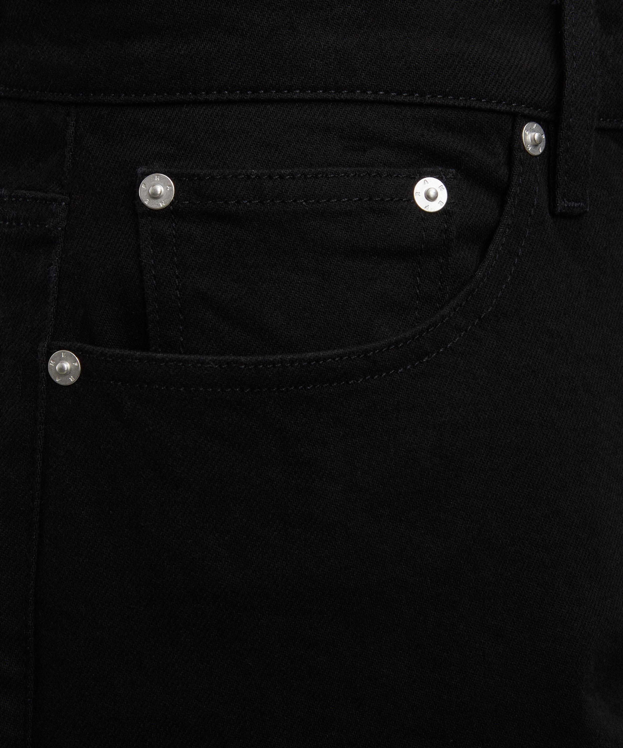 Frame - Modern Straight Jeans in Black image number 4