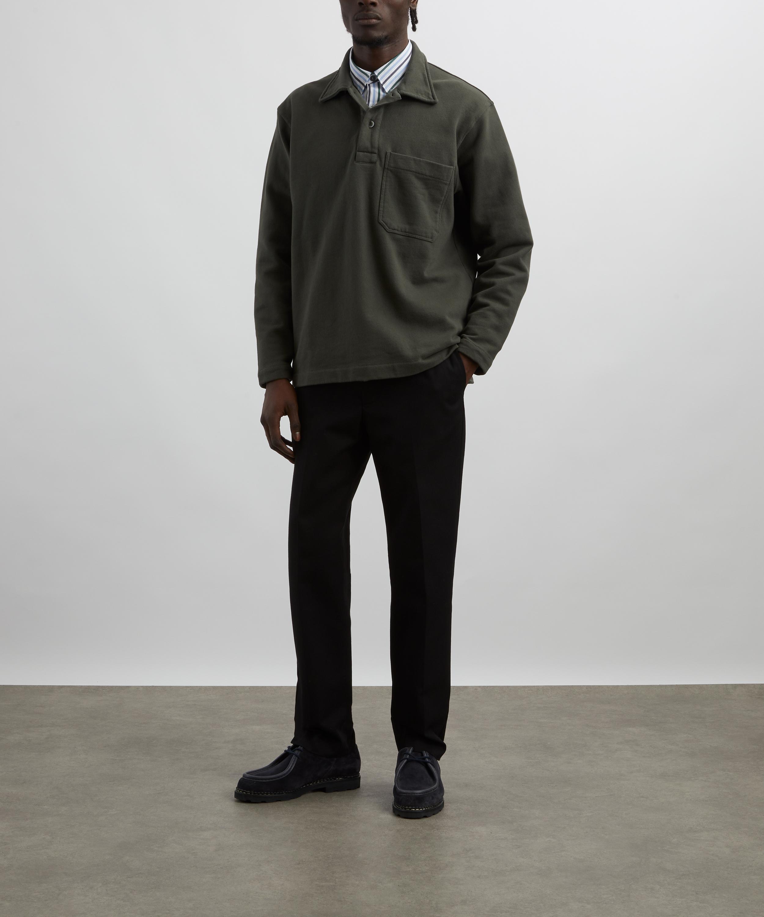 Norse Projects - Fraser Loopback Long Sleeve Polo  image number 1