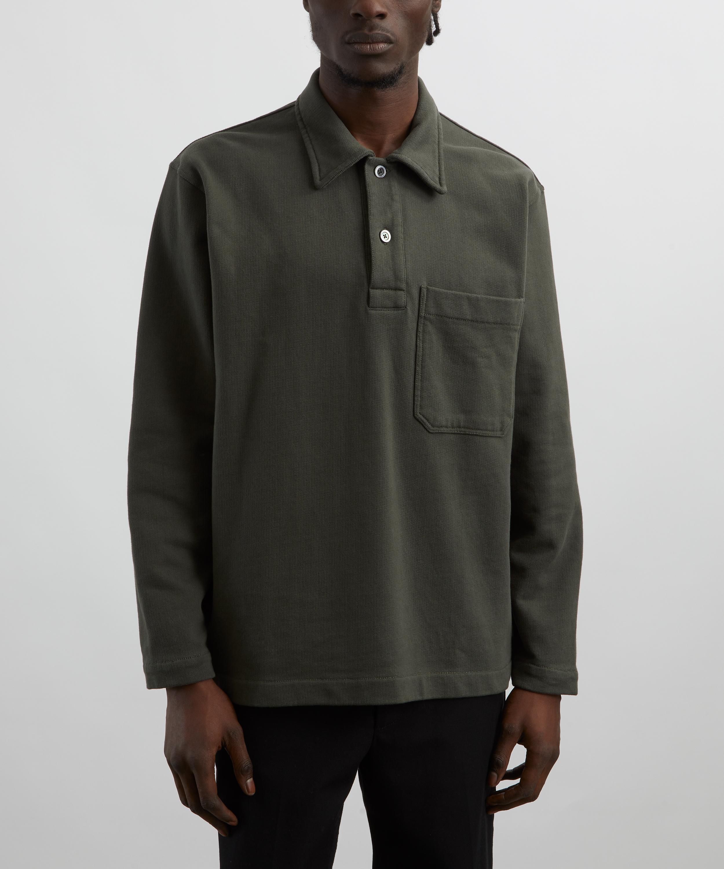 Norse Projects - Fraser Loopback Long Sleeve Polo  image number 2