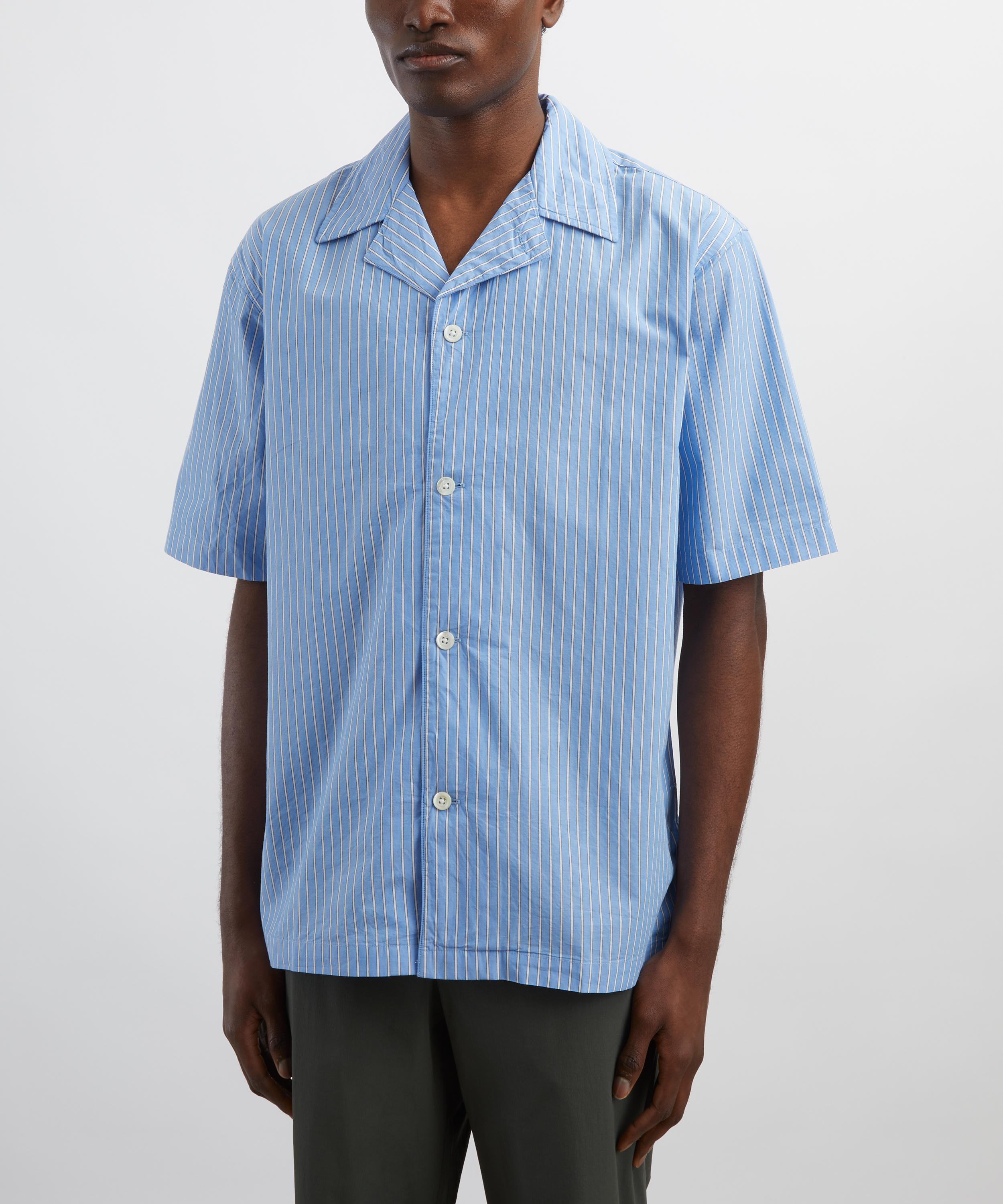 Norse Projects - Mads Poplin Stripe Short-Sleeve Shirt image number 2
