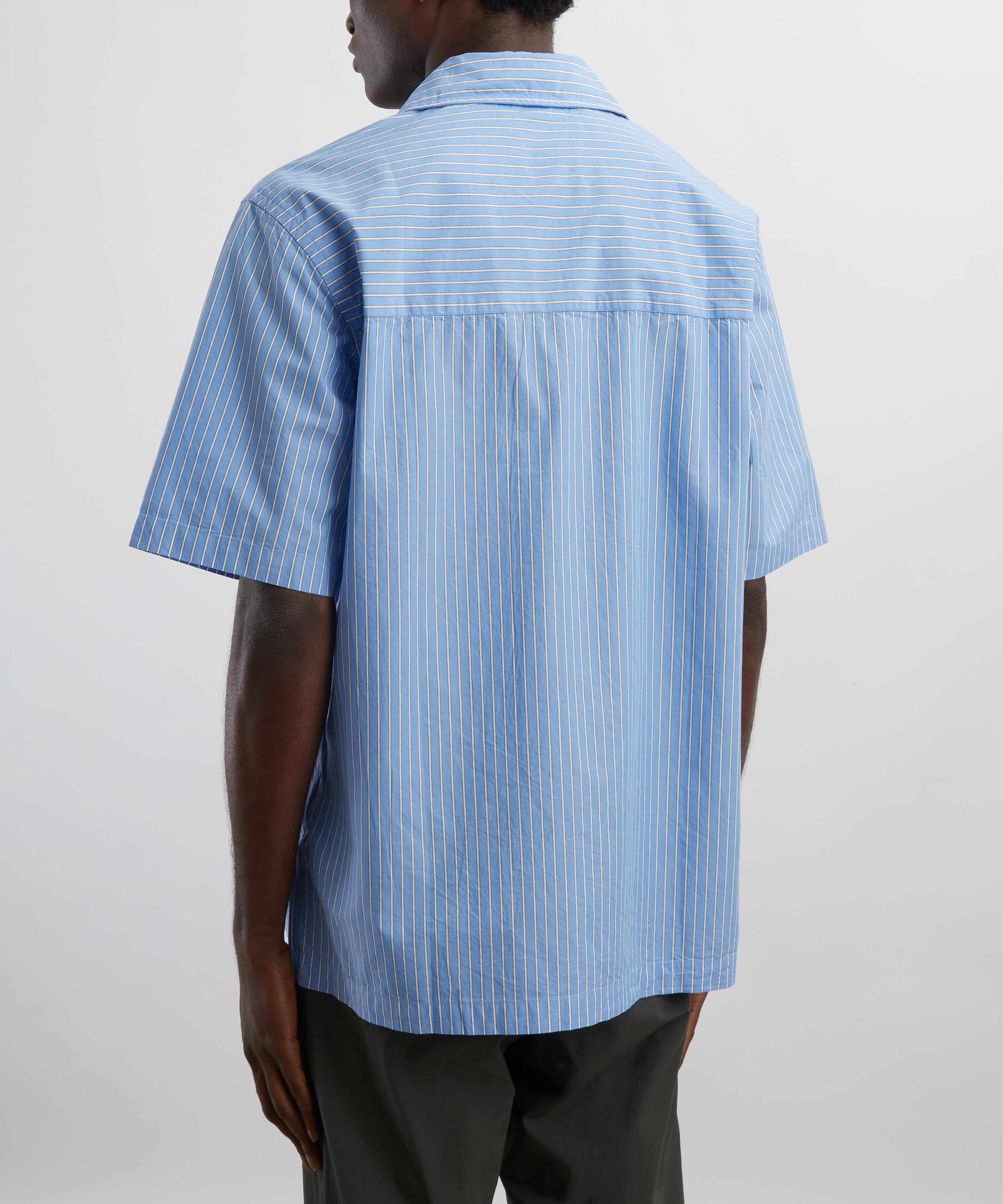 Norse Projects - Mads Poplin Stripe Short-Sleeve Shirt image number 3
