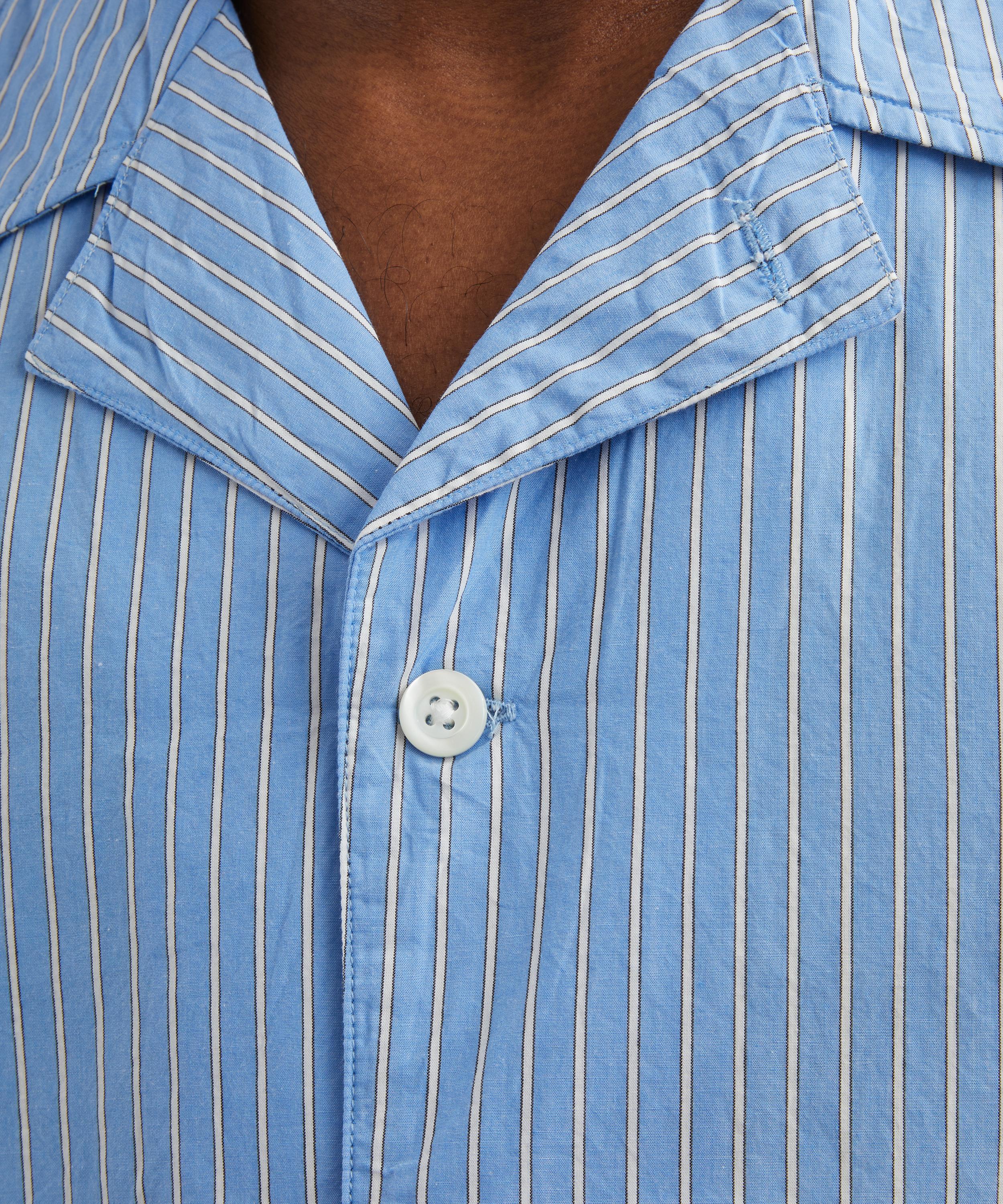 Norse Projects - Mads Poplin Stripe Short-Sleeve Shirt image number 4