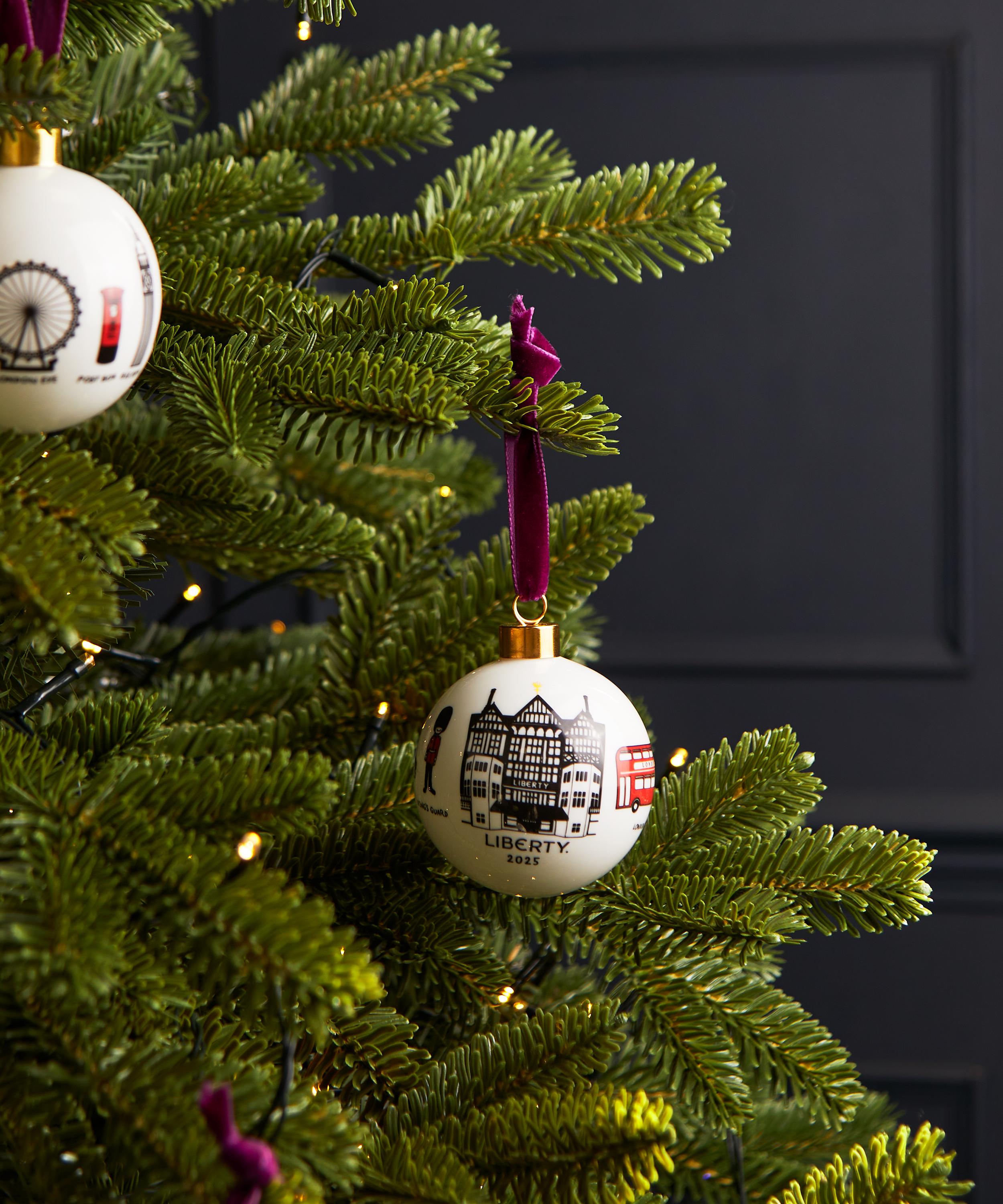 Christmas - Liberty London Landmarks With Date Bauble image number 1