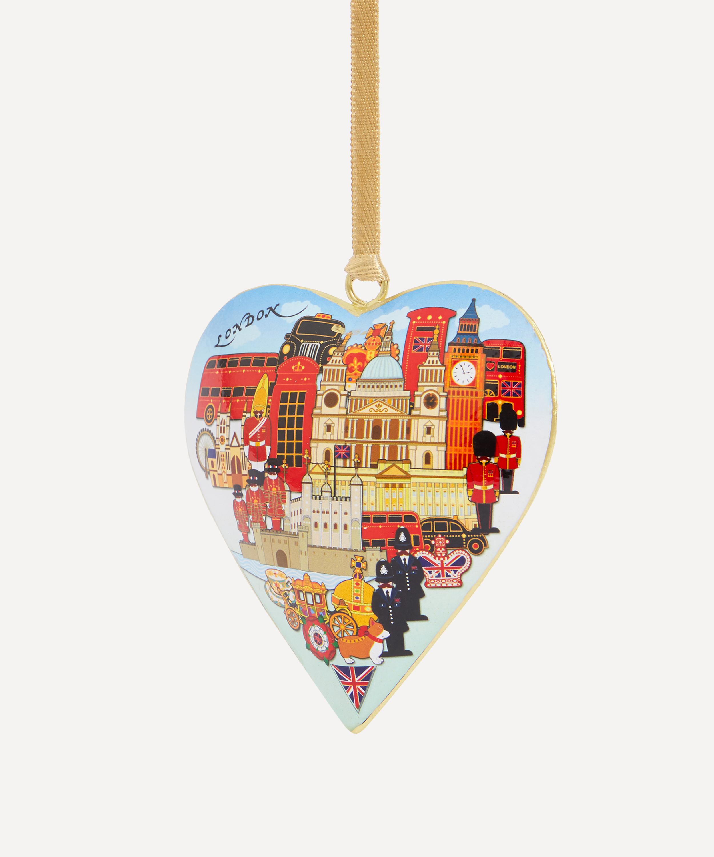 Christmas - London Landmarks Tin Ornament image number 1
