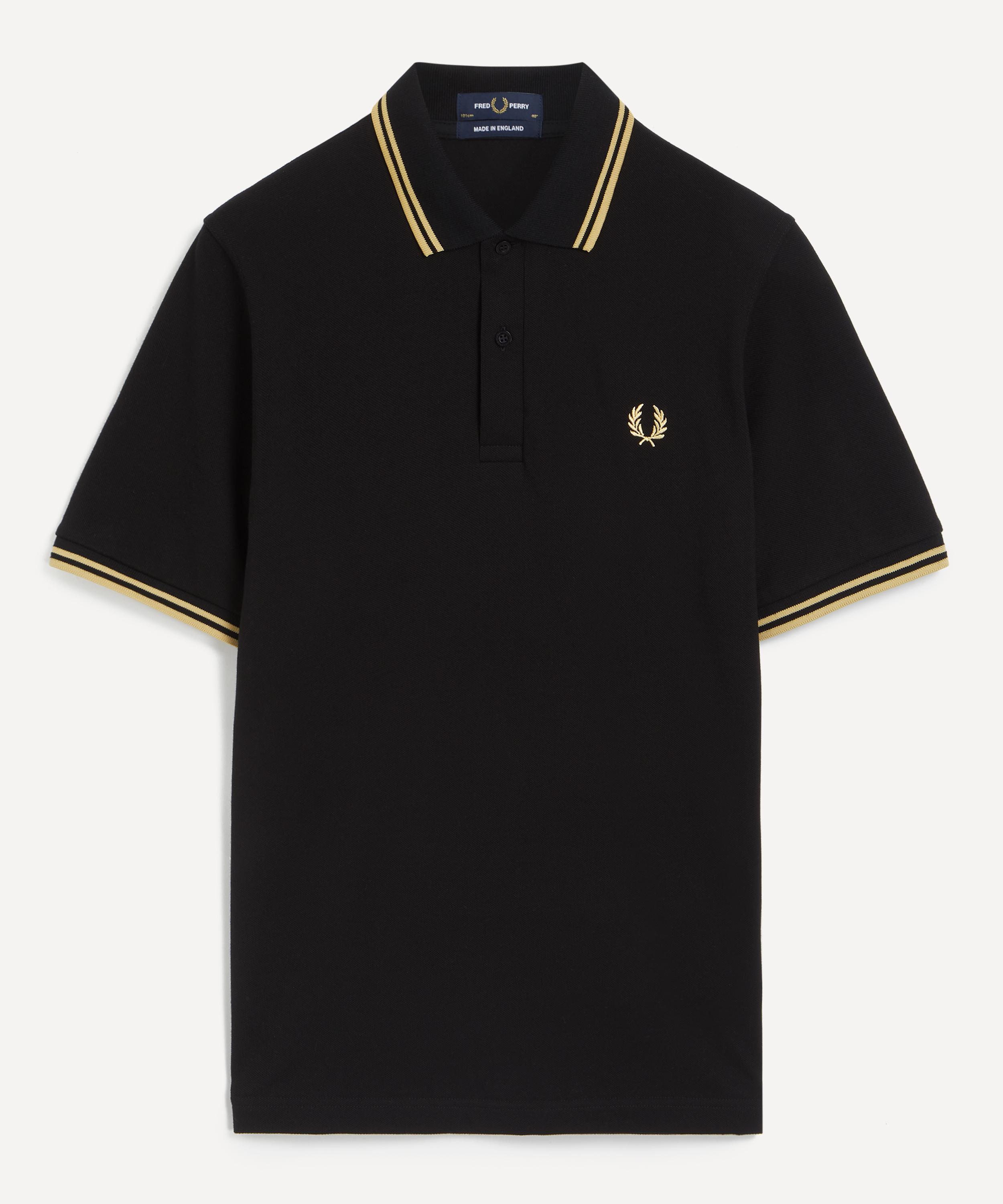 Fred Perry - Black M12 Twin Tipped Polo Shirt image number 0