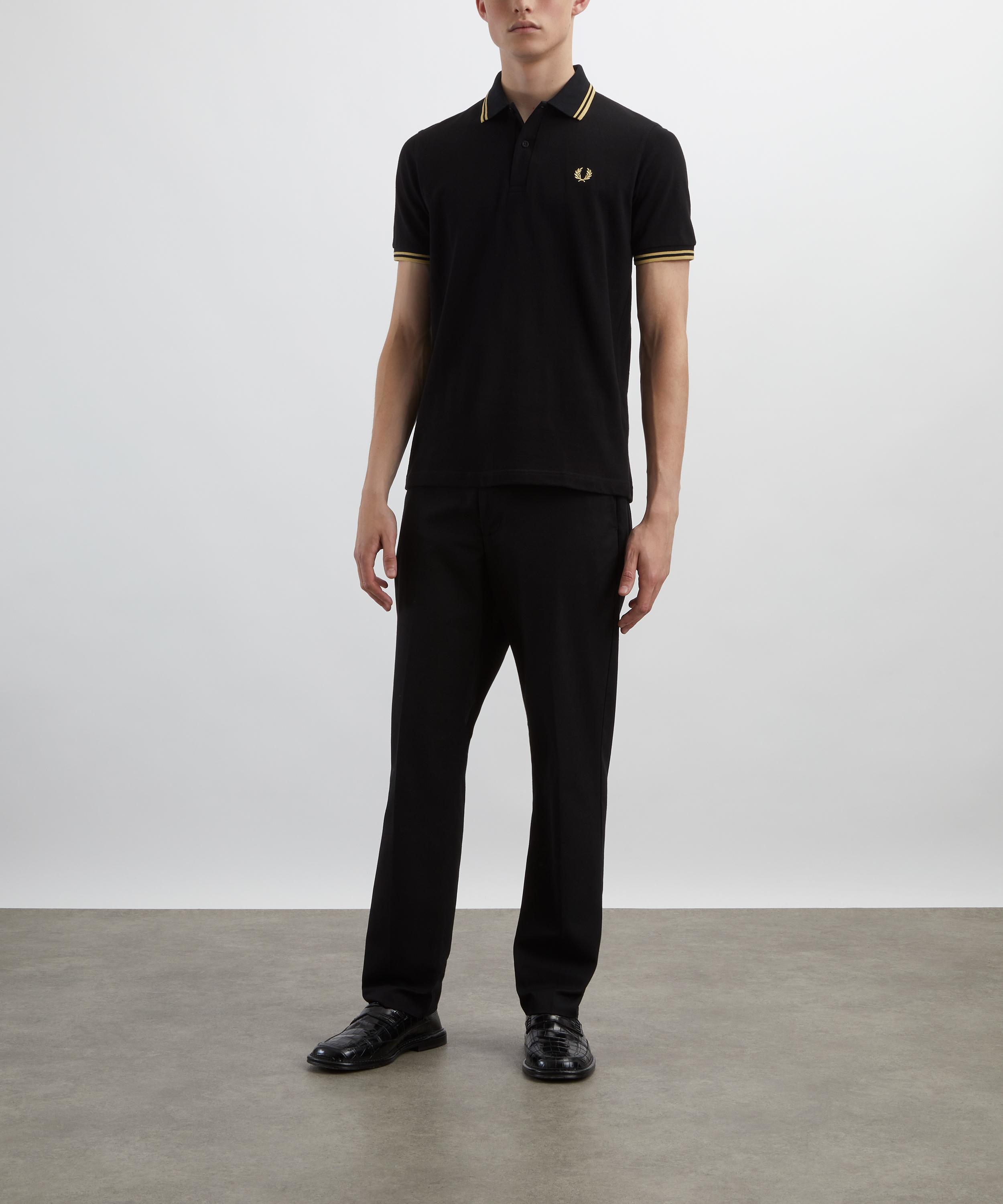 Fred Perry - Black M12 Twin Tipped Polo Shirt image number 1