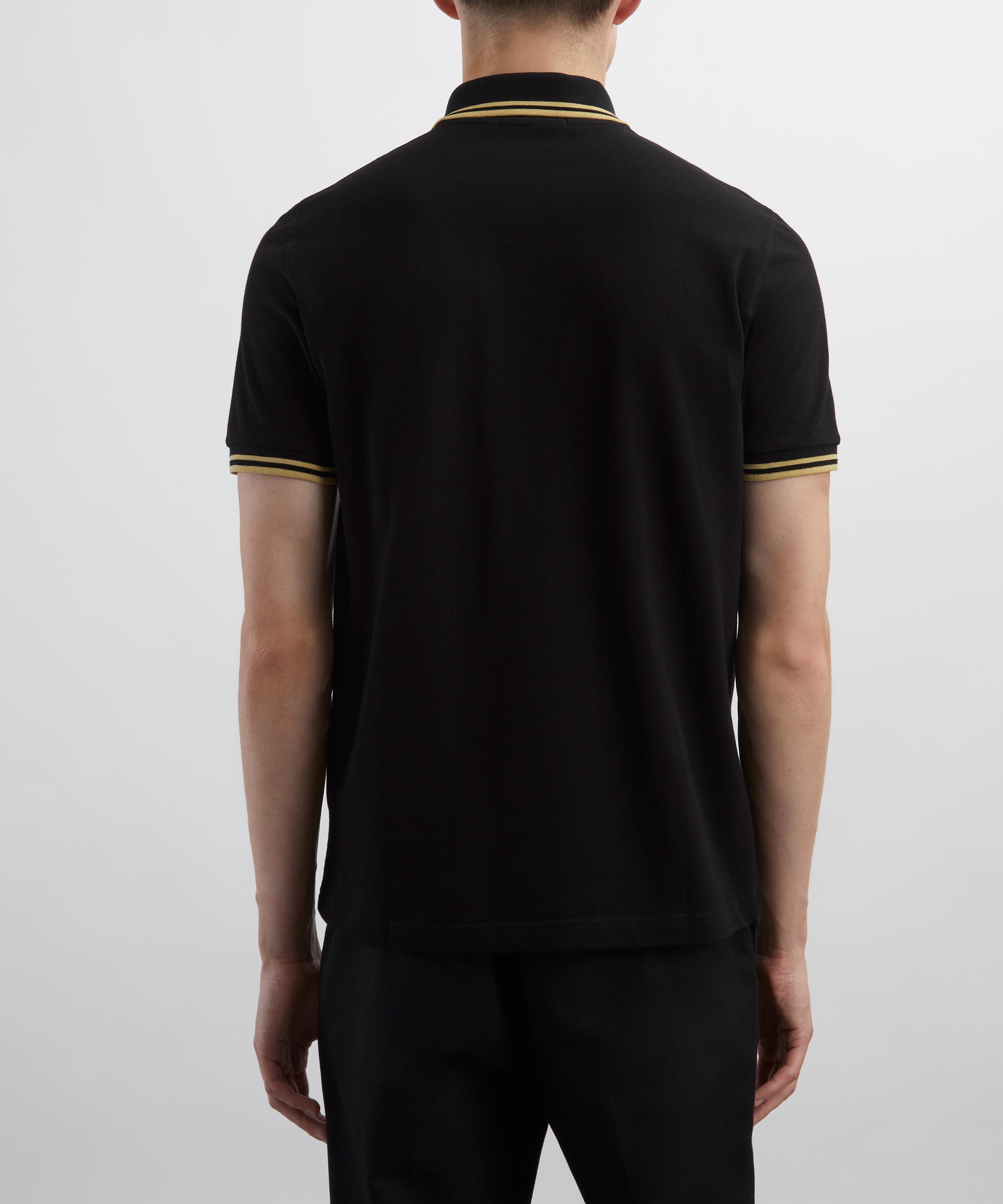 Fred Perry - Black M12 Twin Tipped Polo Shirt image number 3