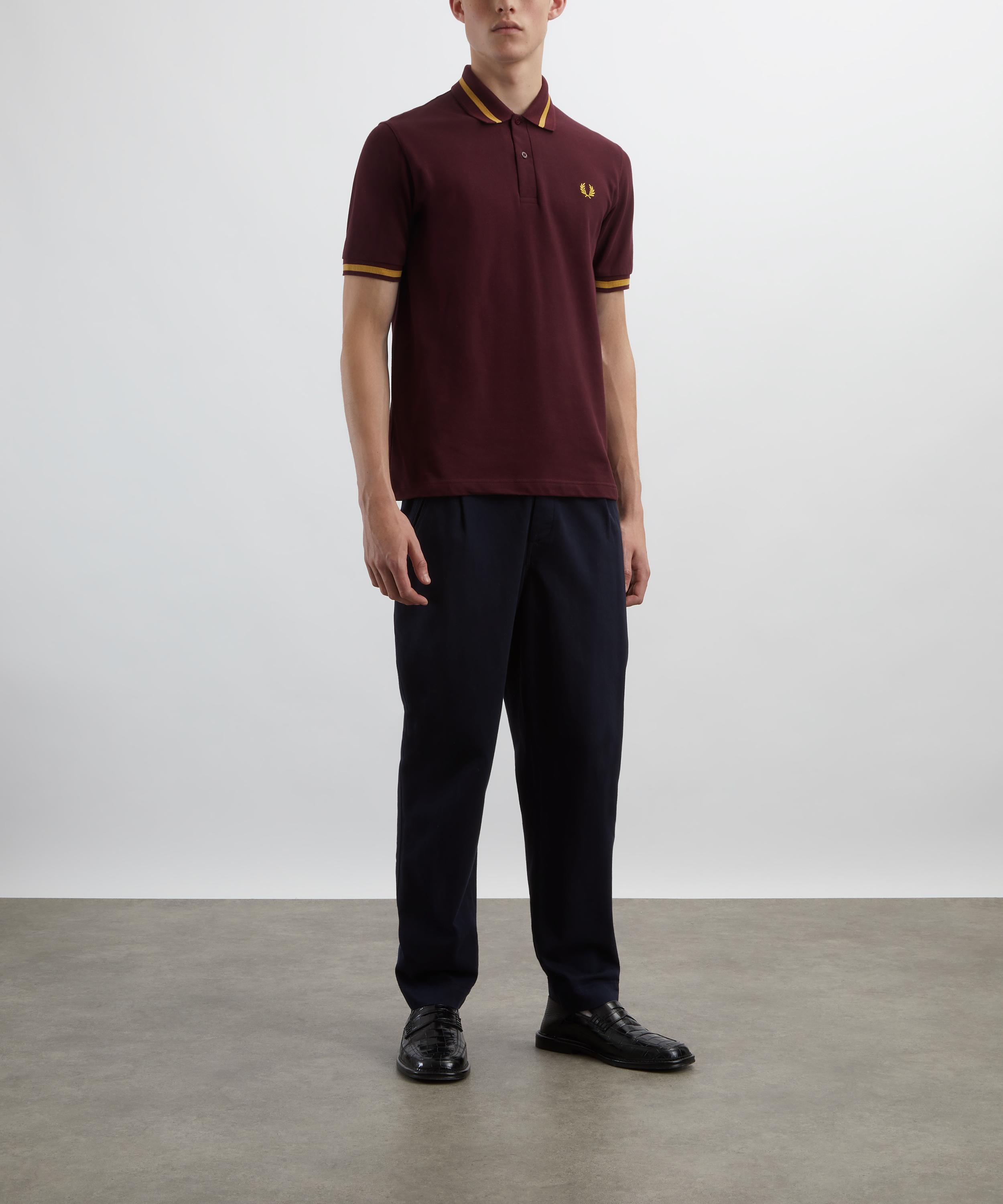 Fred Perry - Oxblood M12 Twin Tipped Polo Shirt image number 1