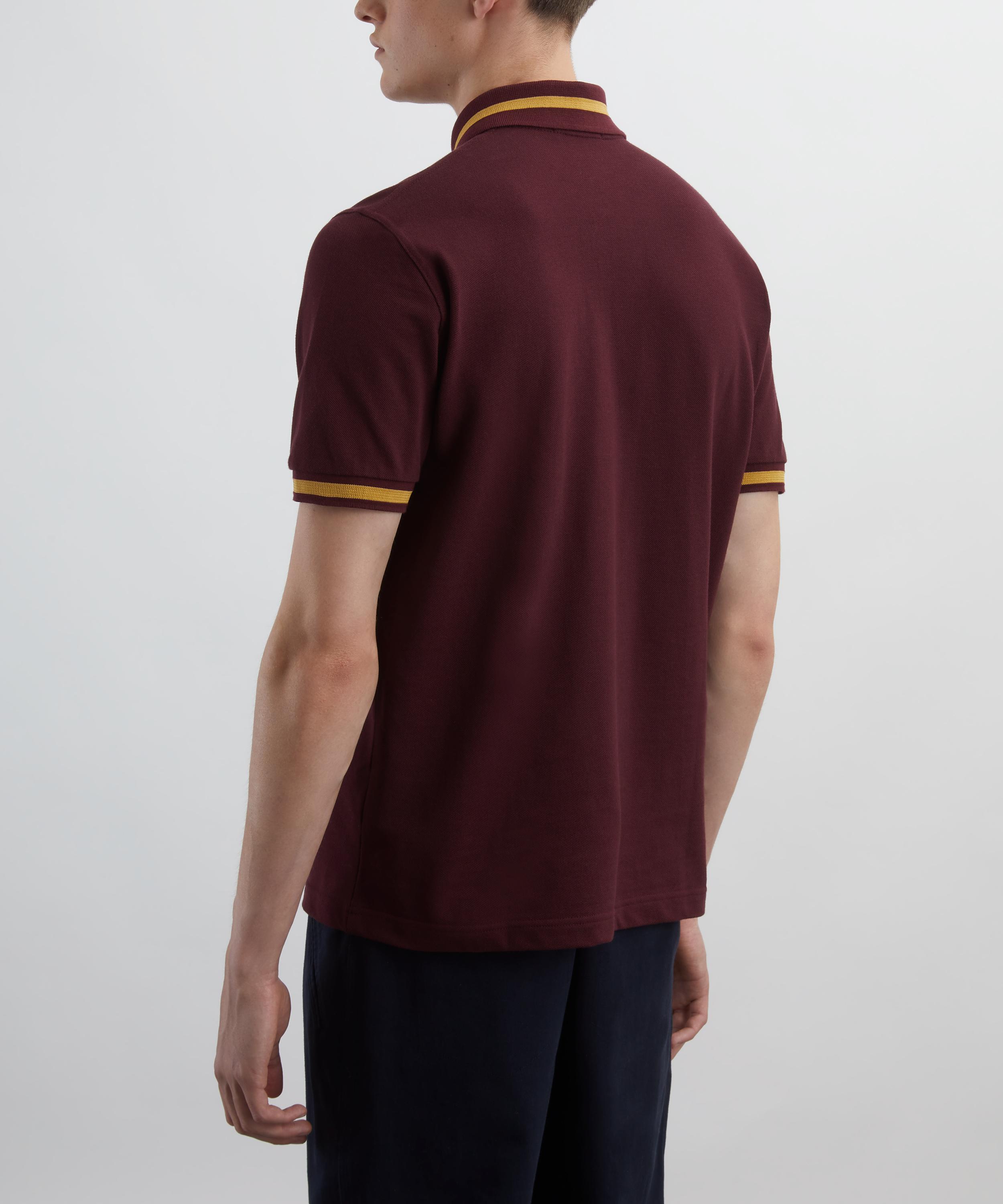 Fred Perry - Oxblood M12 Twin Tipped Polo Shirt image number 3
