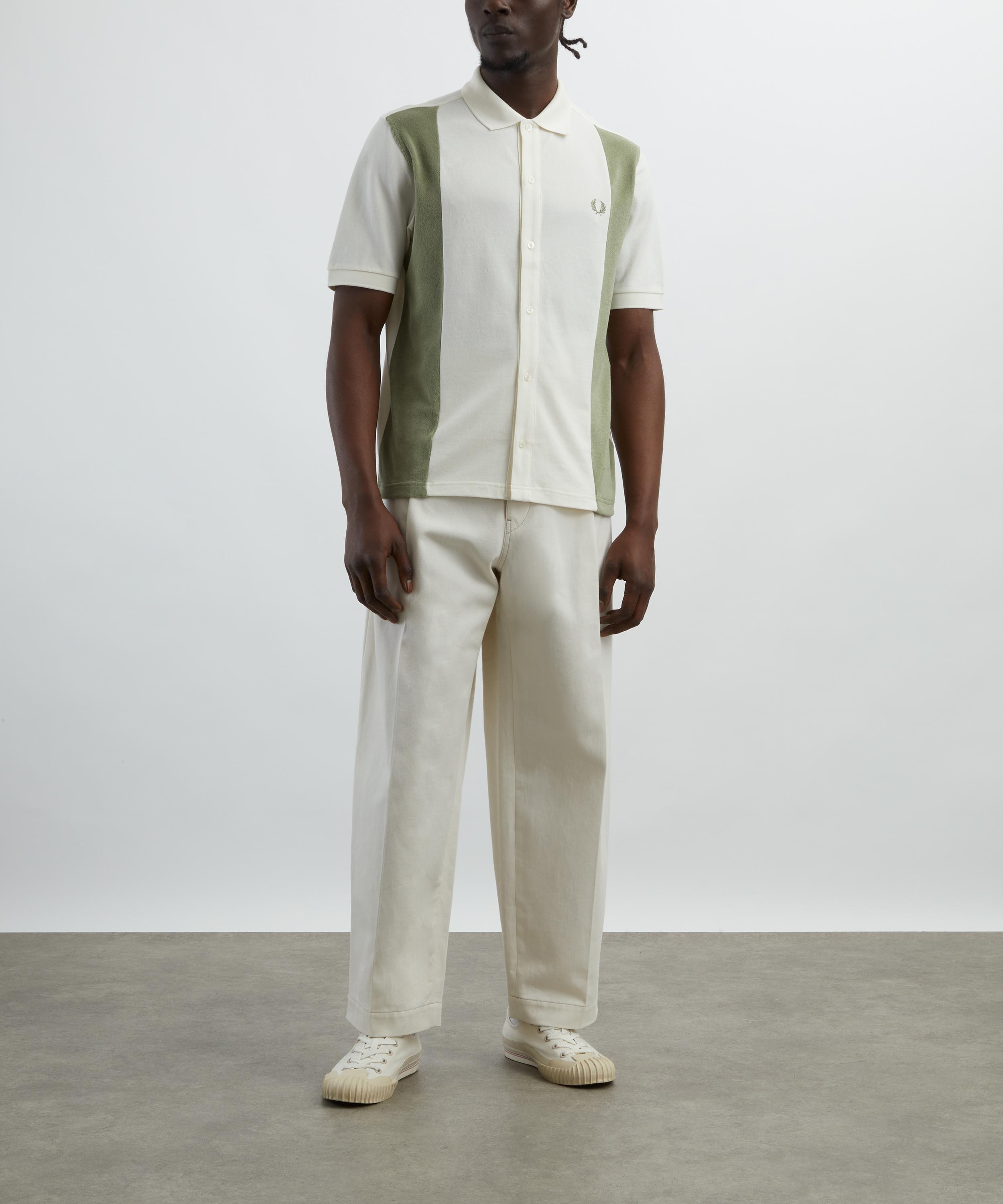 Fred Perry - Towelling Panel Polo Shirt image number 1
