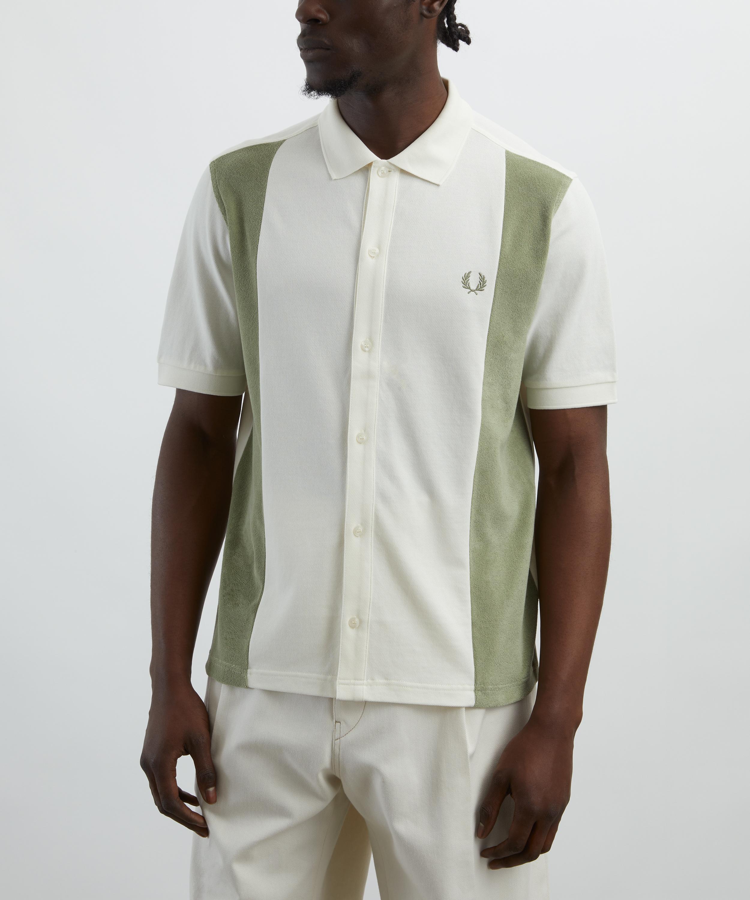 Fred Perry - Towelling Panel Polo Shirt image number 2