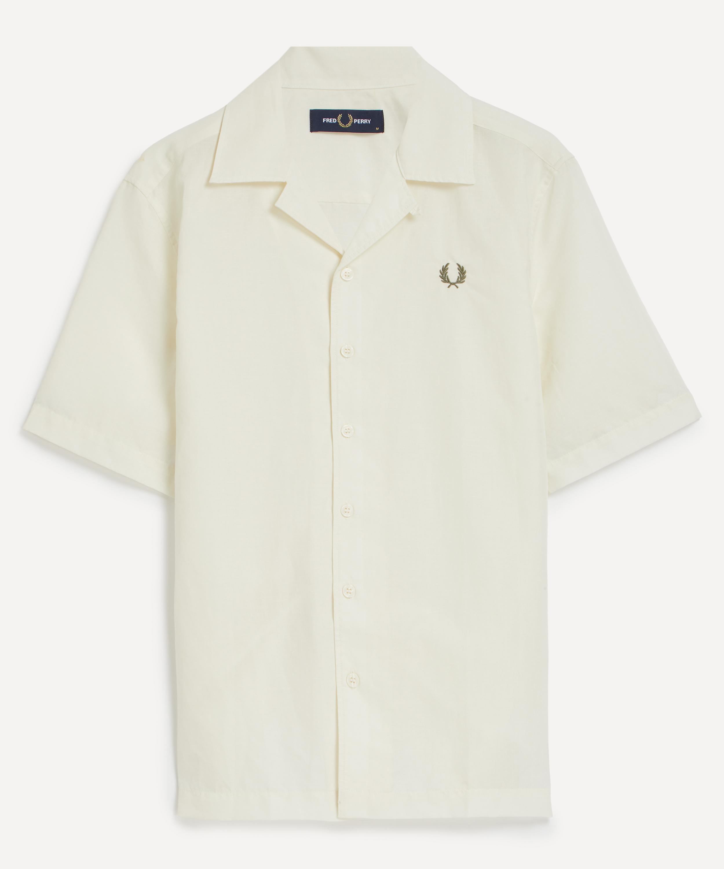 Fred Perry - Linen Blend Revere Collar Shirt image number 0