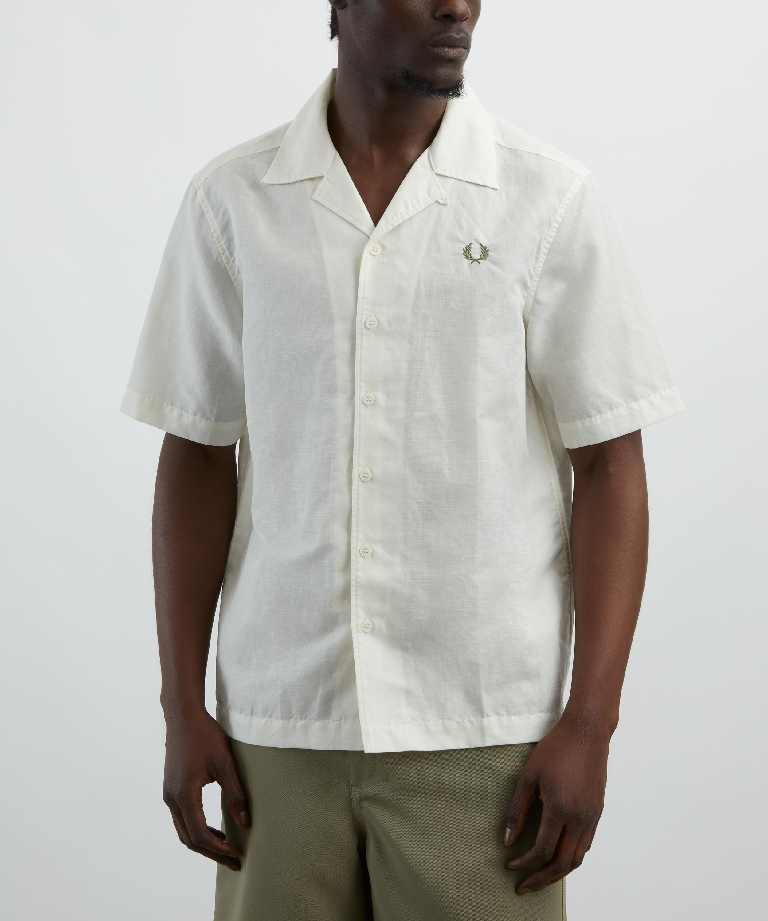 Fred Perry - Linen Blend Revere Collar Shirt image number 2