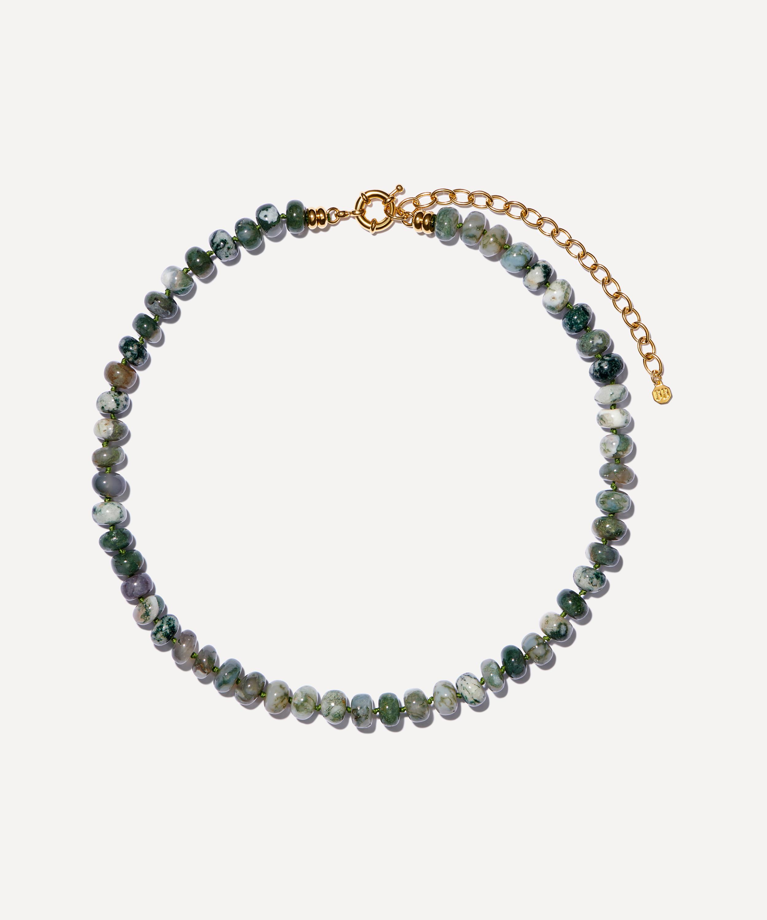 Bon Bon Jewellery Club - 14ct Gold-Plated Vermeil Brass Mother Earth Bead Necklace image number 0