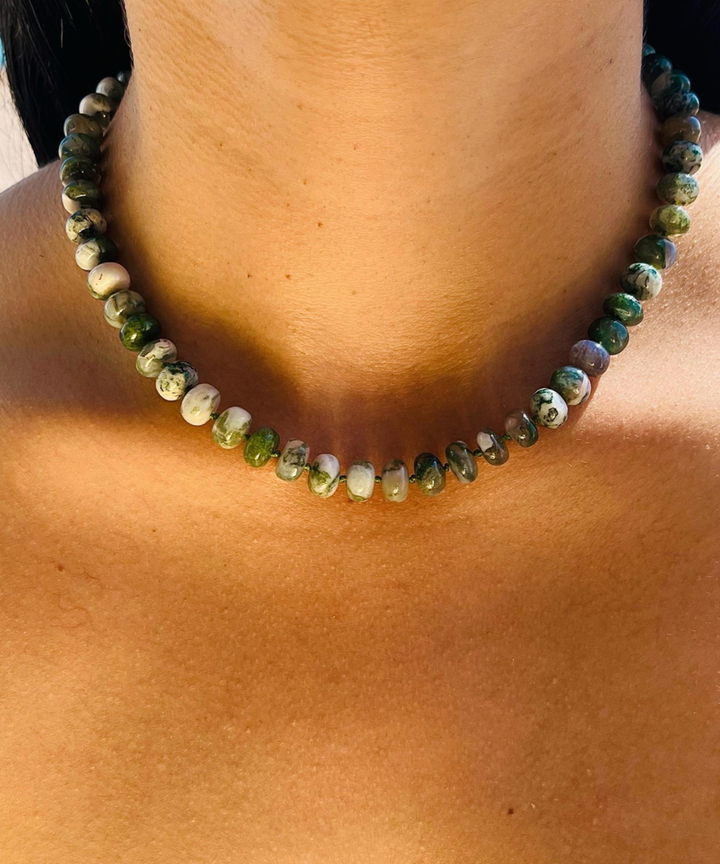 Bon Bon Jewellery Club - 14ct Gold-Plated Vermeil Brass Mother Earth Bead Necklace image number 1