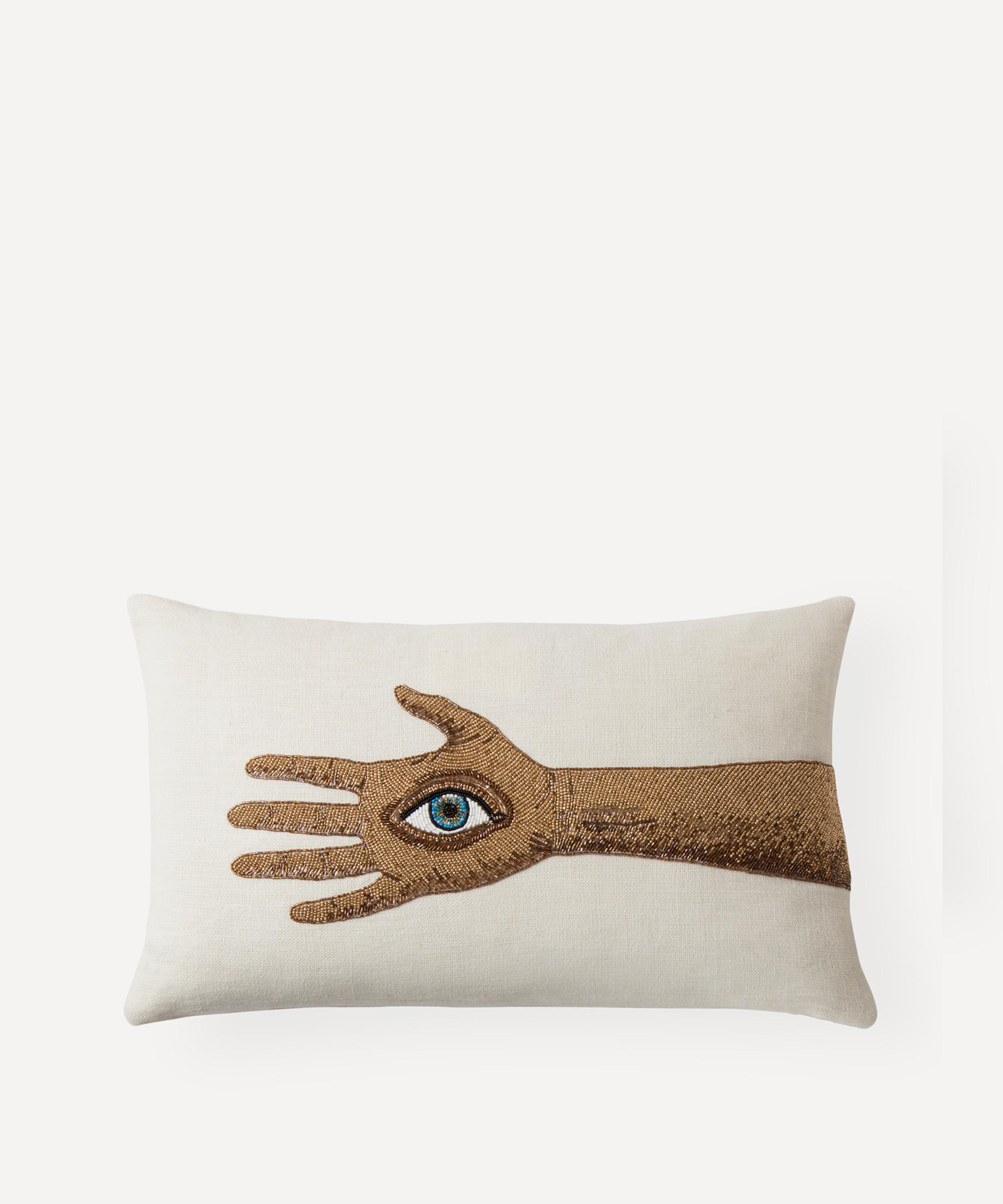 Jonathan Adler - Palmistry Beaded Cushion image number 0