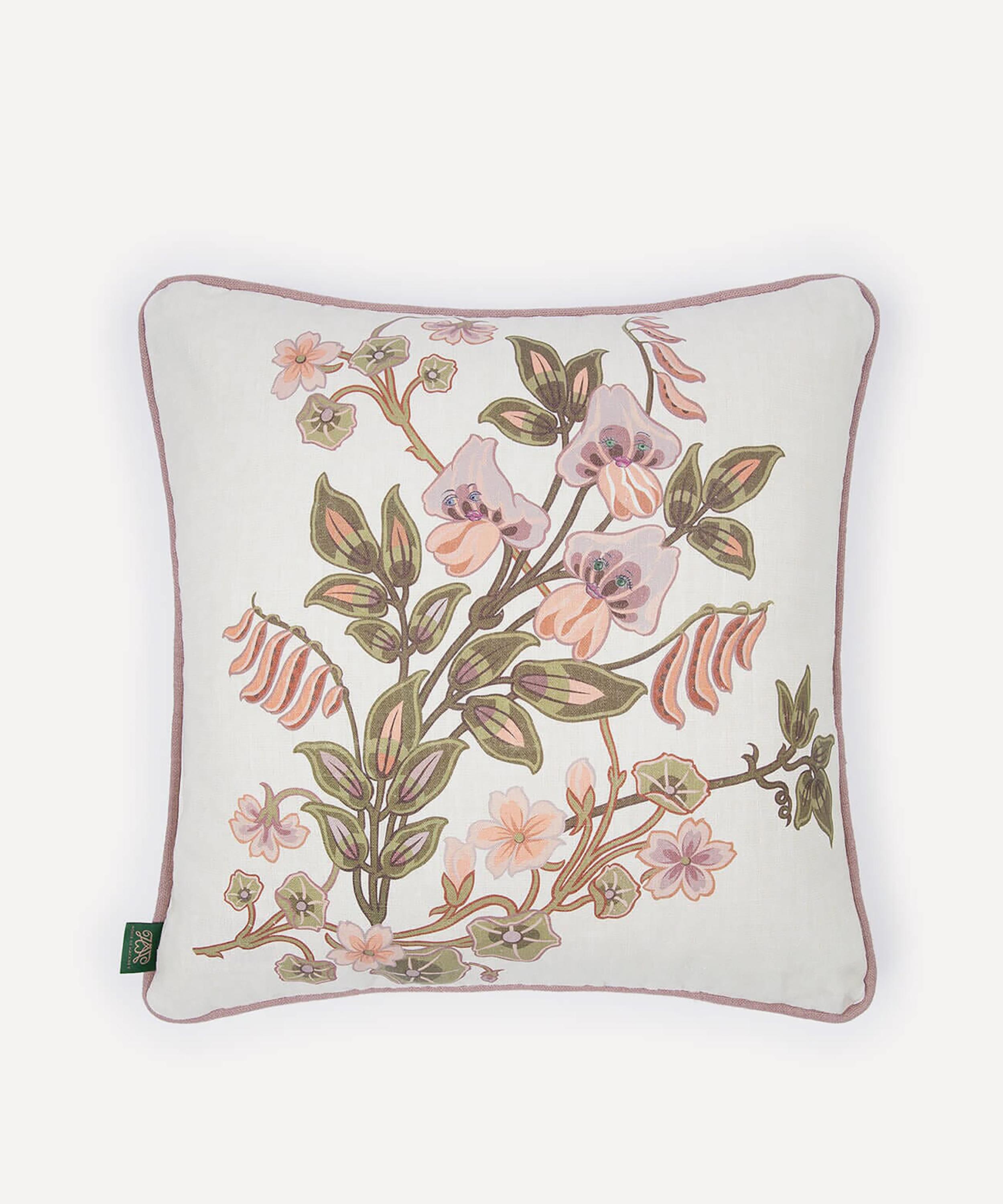 House of Hackney - The Dancing Orchids Medium Hemp Cushion