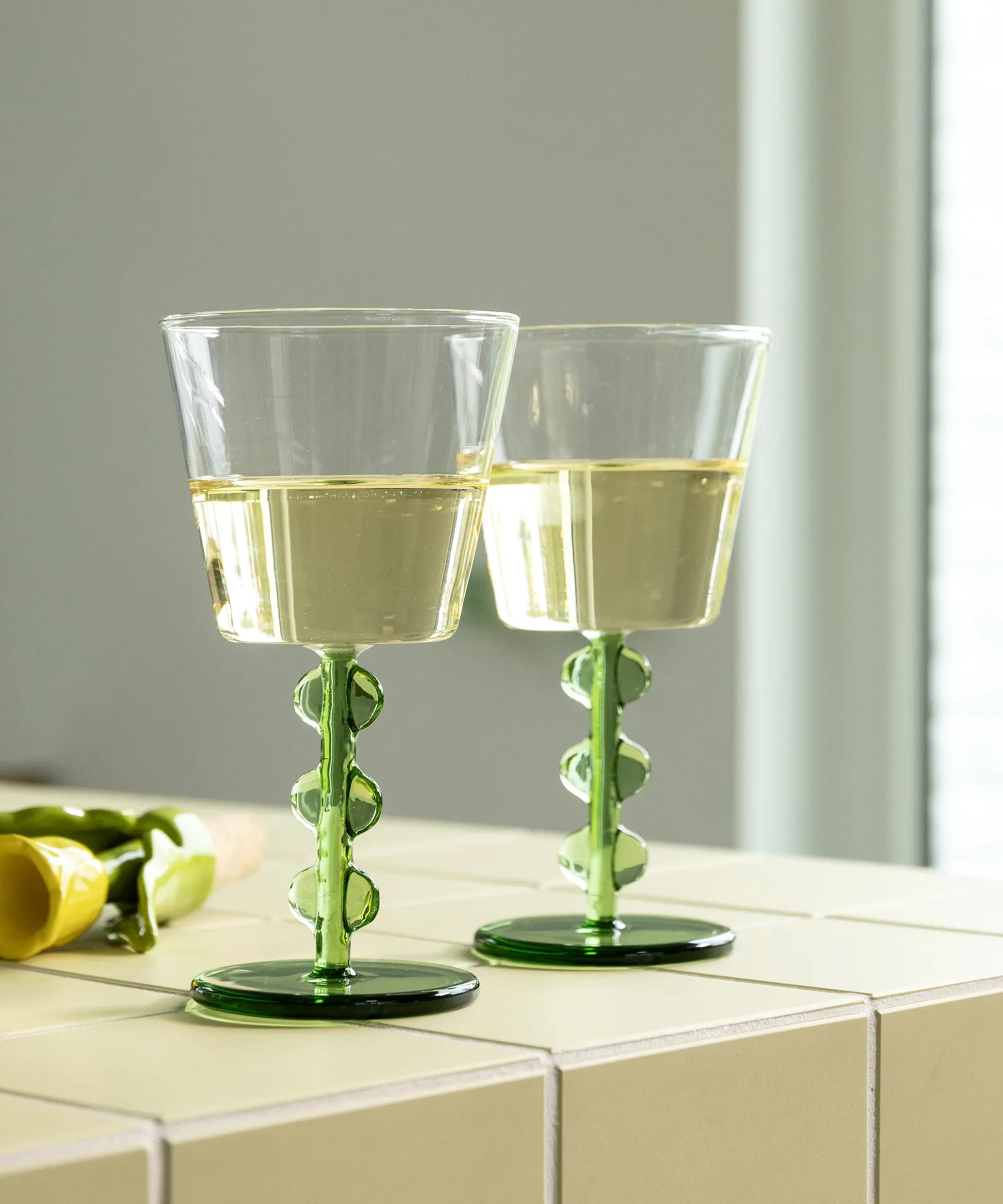 &Klevering - Petal Wine Glasses Set of Two image number 1