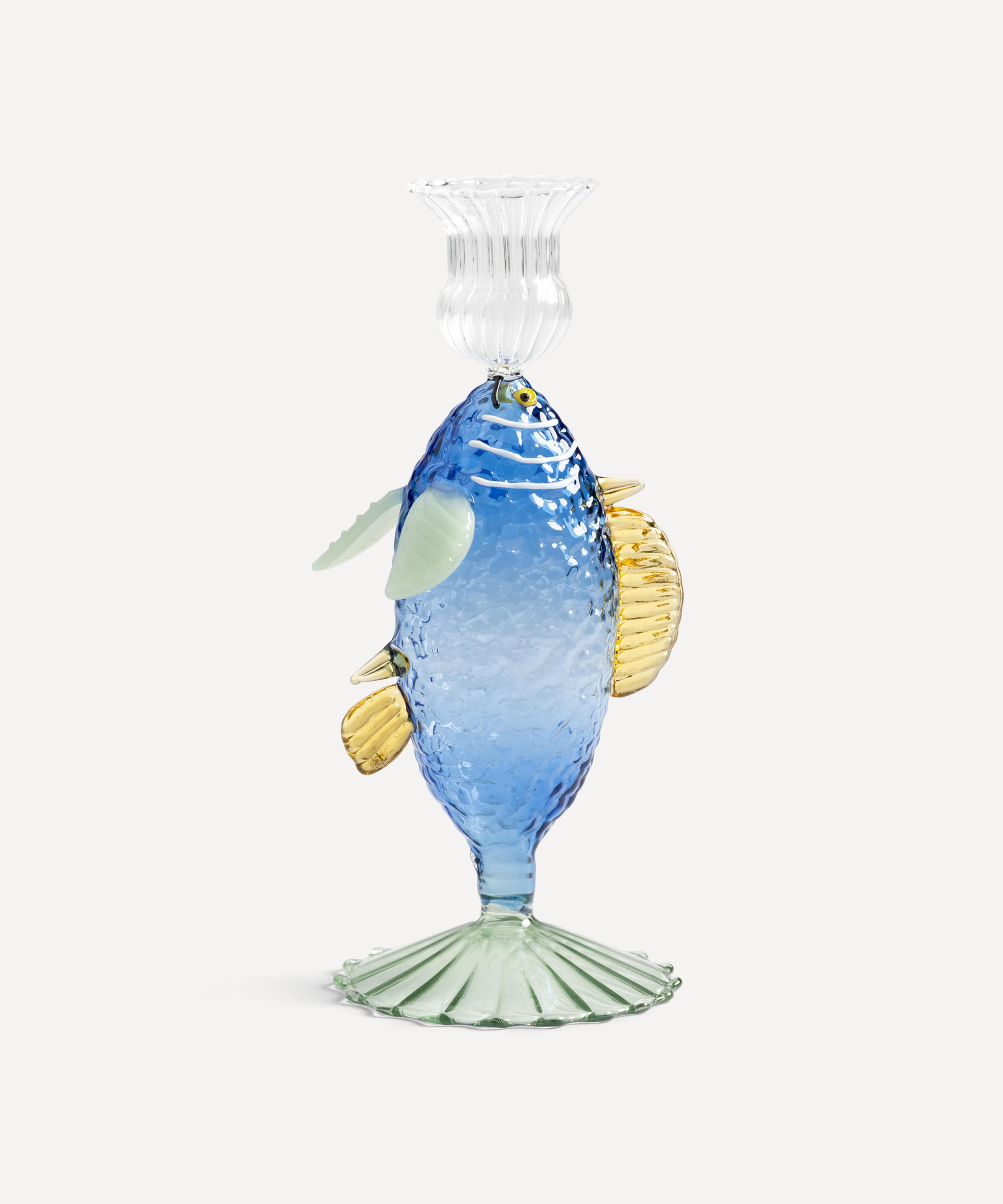 &Klevering - Glass Fish Candle Holder image number 0