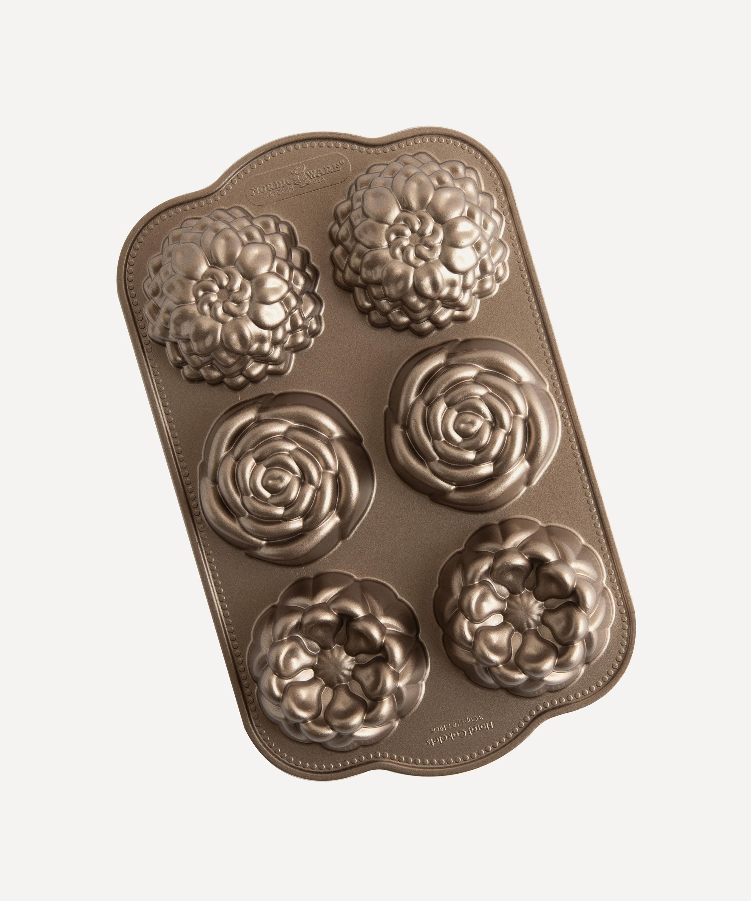 Nordic Ware - Toffee Floral Cakelet Pan