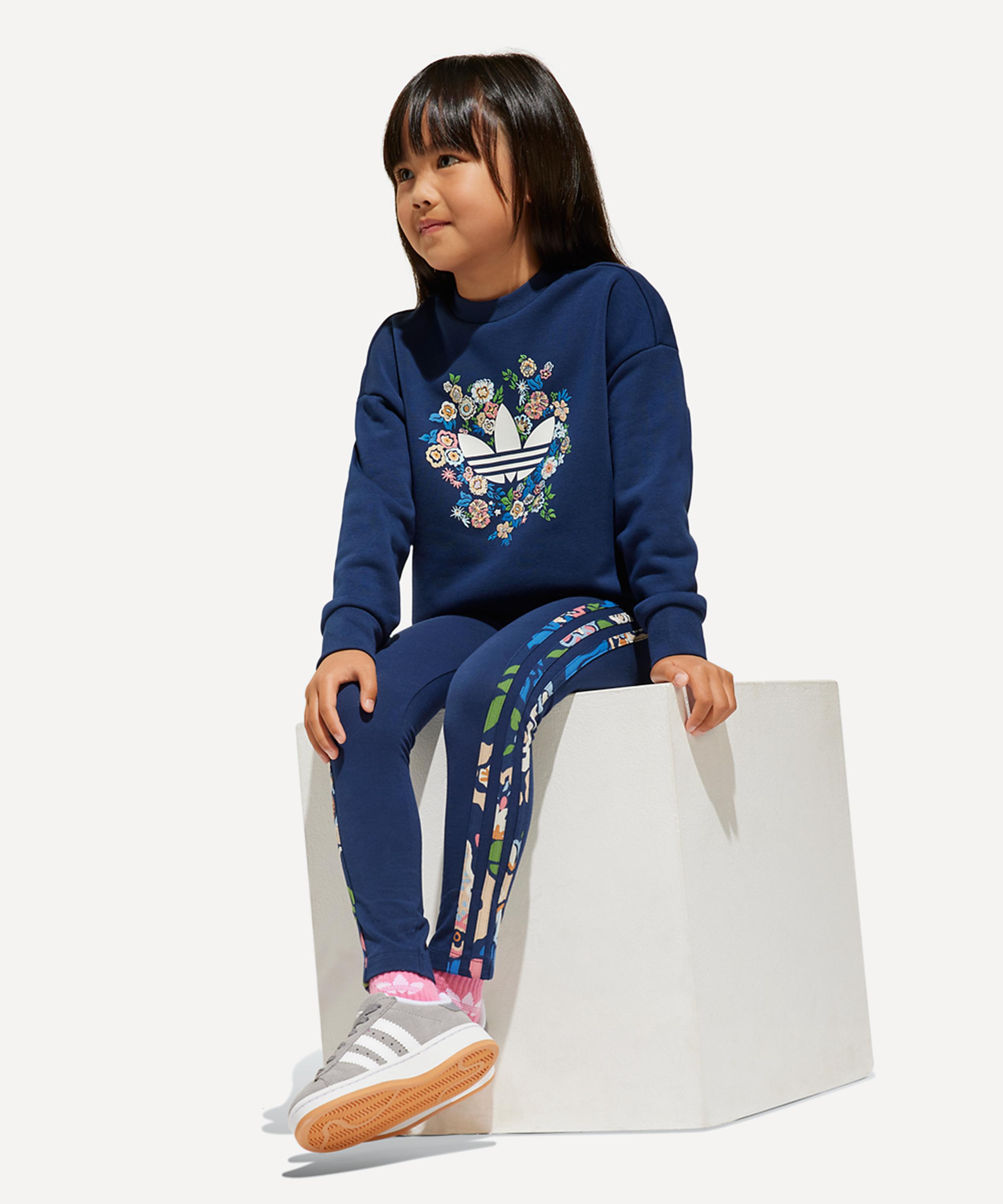 Adidas - x Liberty London Kids Crew Leggings Set image number 4