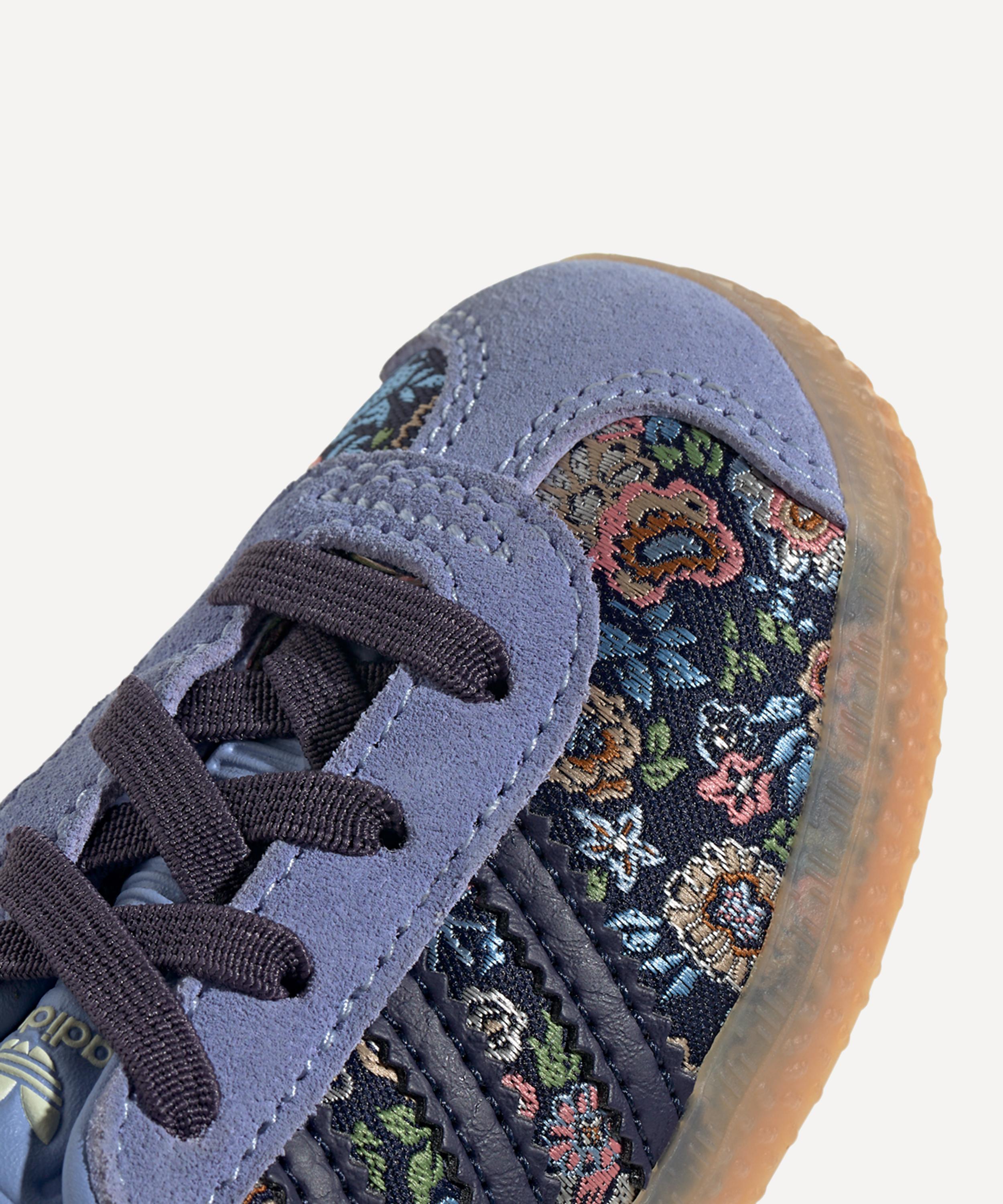 Adidas - x Liberty London Kids Gazelle Comfort Closure Elastic Lace Shoes image number 2