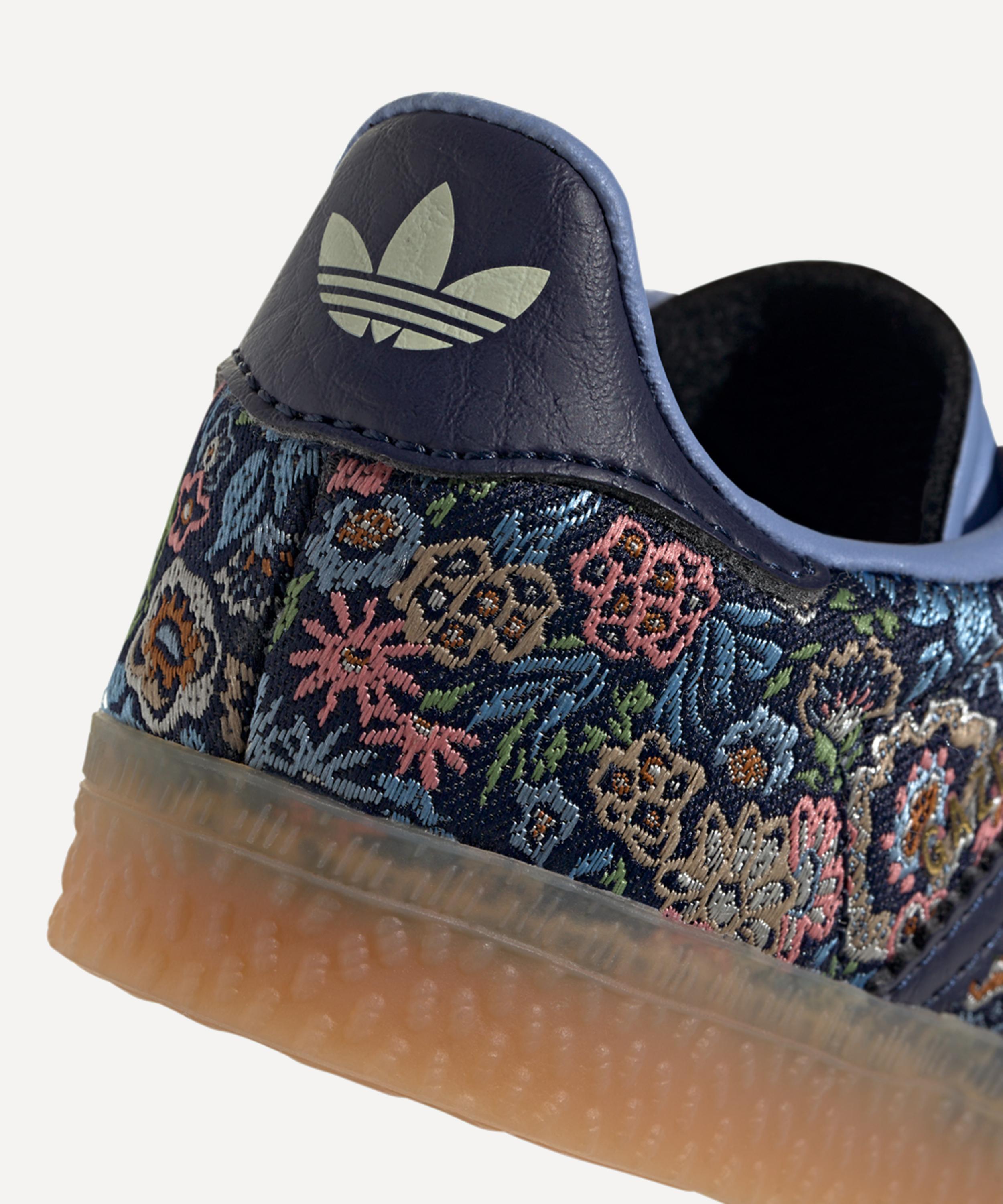 Adidas - x Liberty London Kids Gazelle Comfort Closure Elastic Lace Shoes image number 3