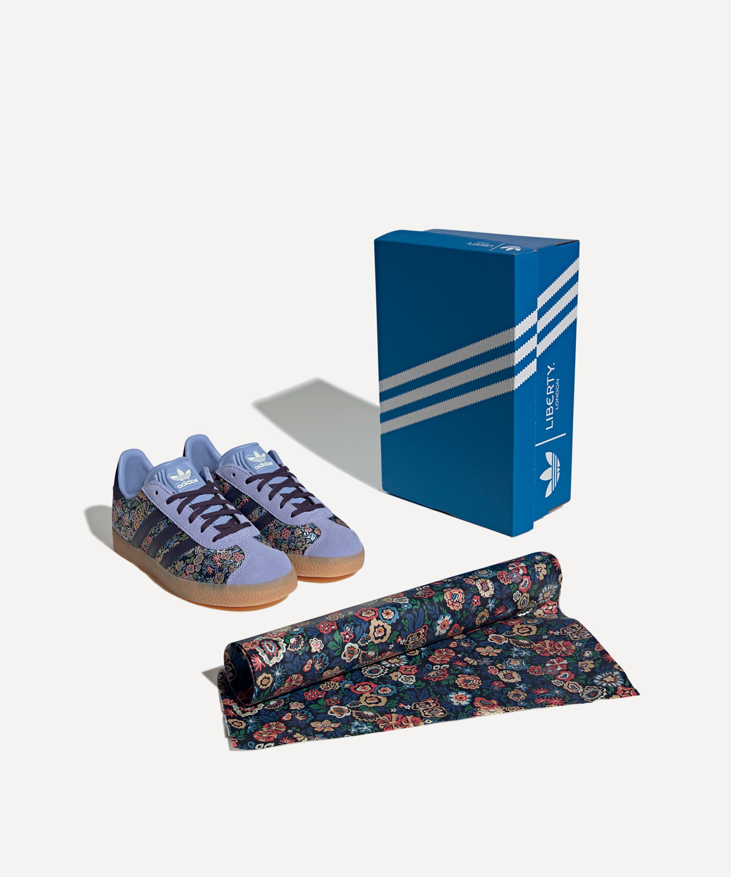 Adidas - x Liberty London Kids Gazelle Shoes image number 5