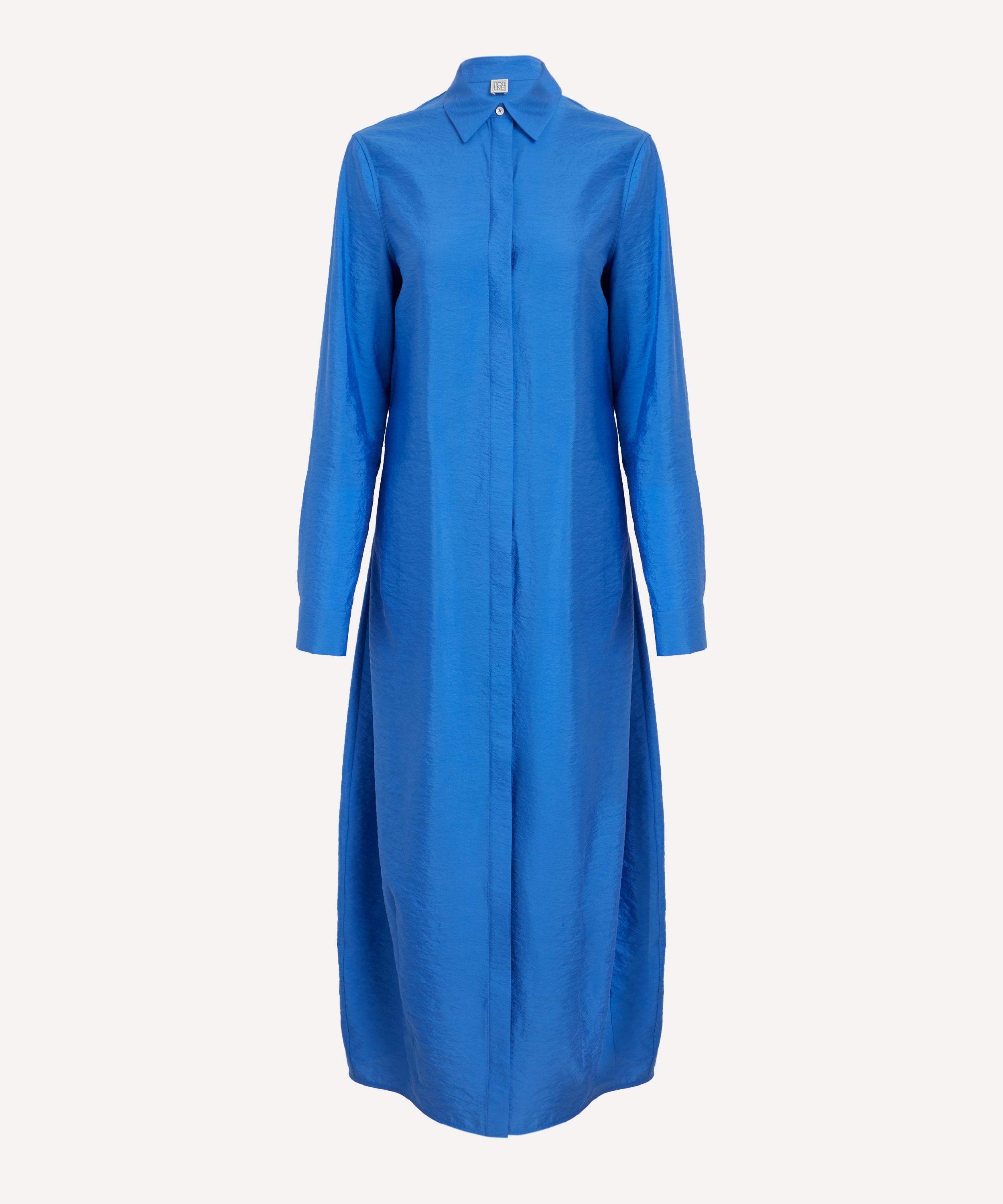 Toteme - Cobalt Parachute Shirtdress image number 0
