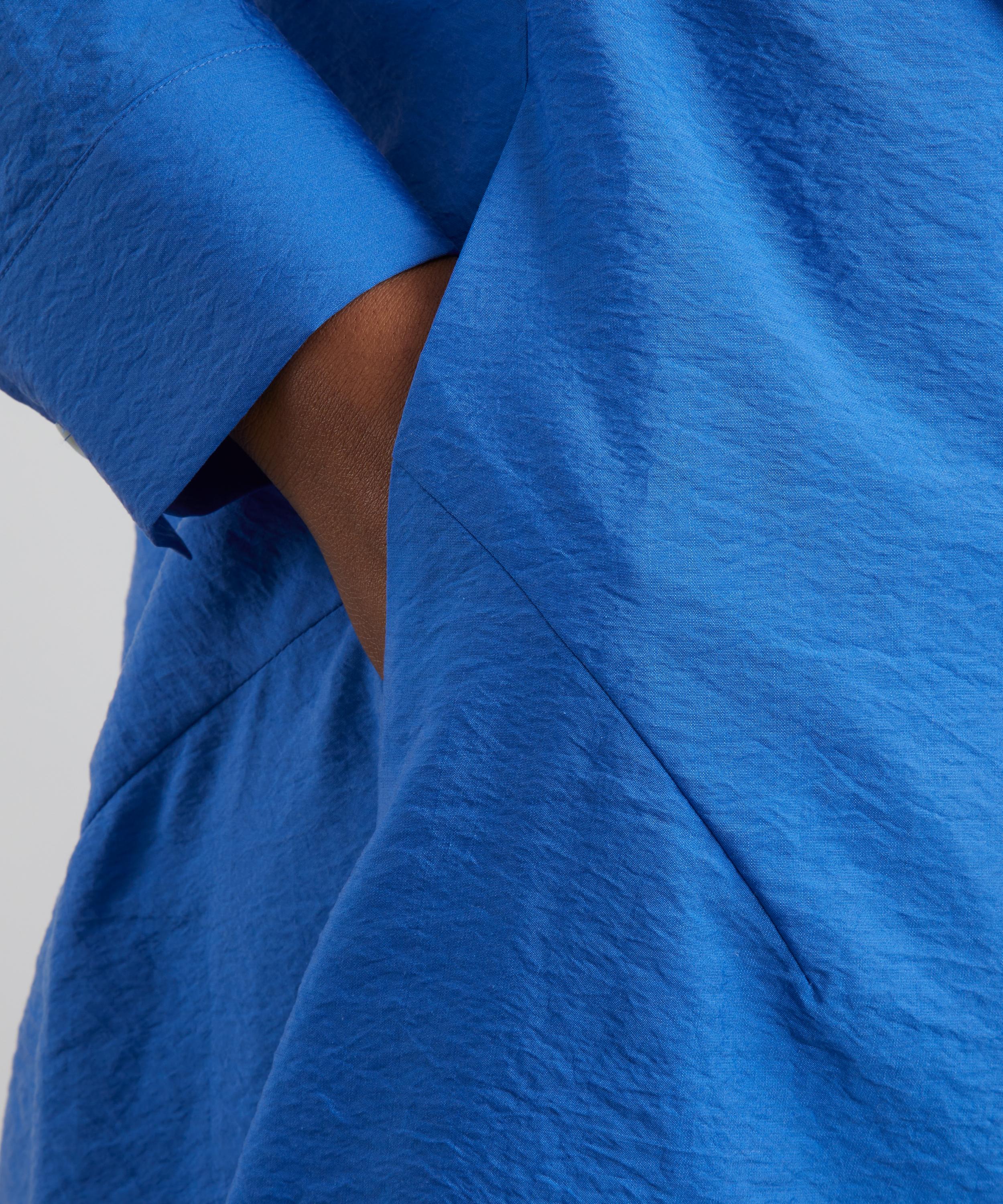 Toteme - Cobalt Parachute Shirtdress image number 4