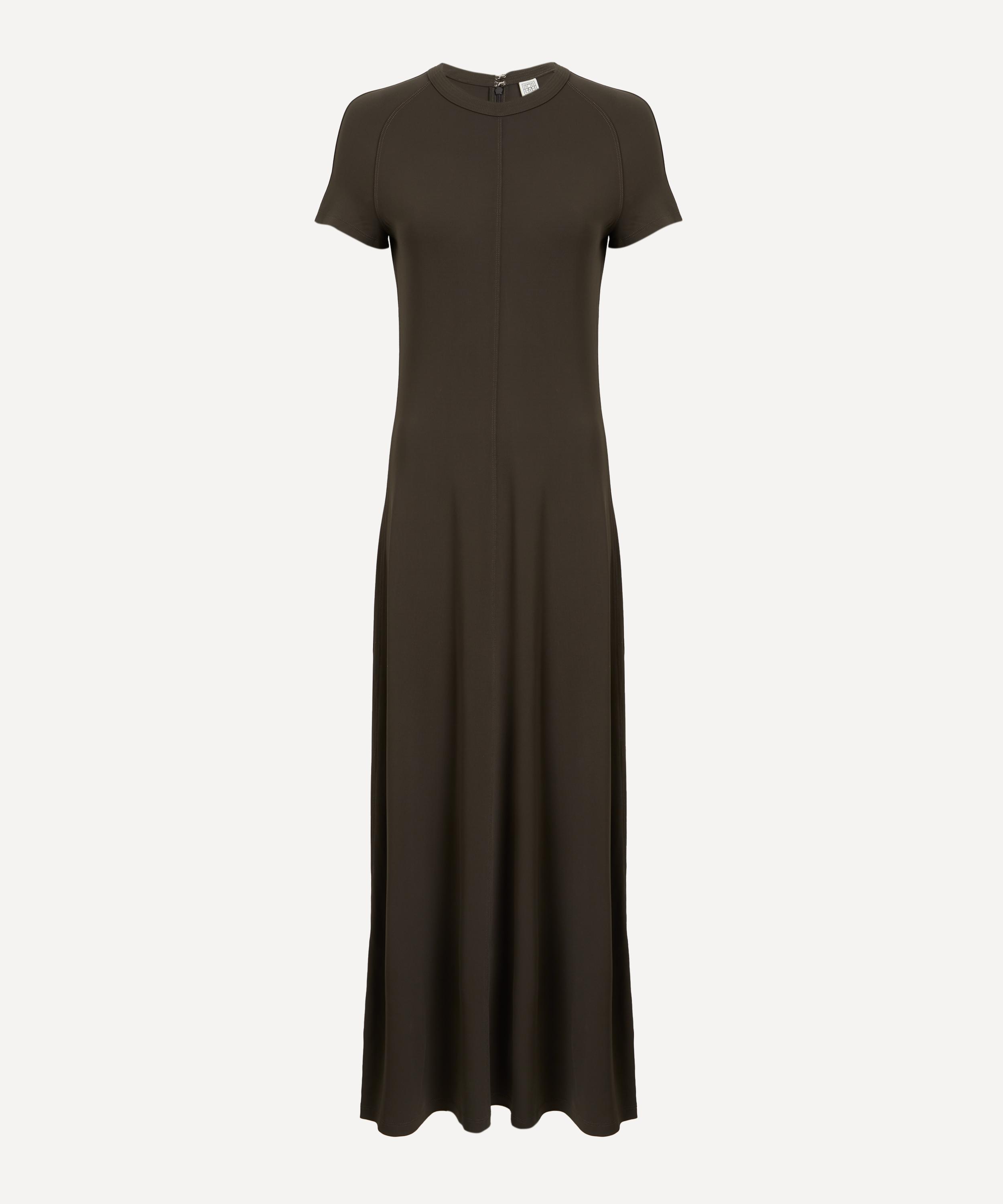 Toteme - Fluid Black Jersey Dress