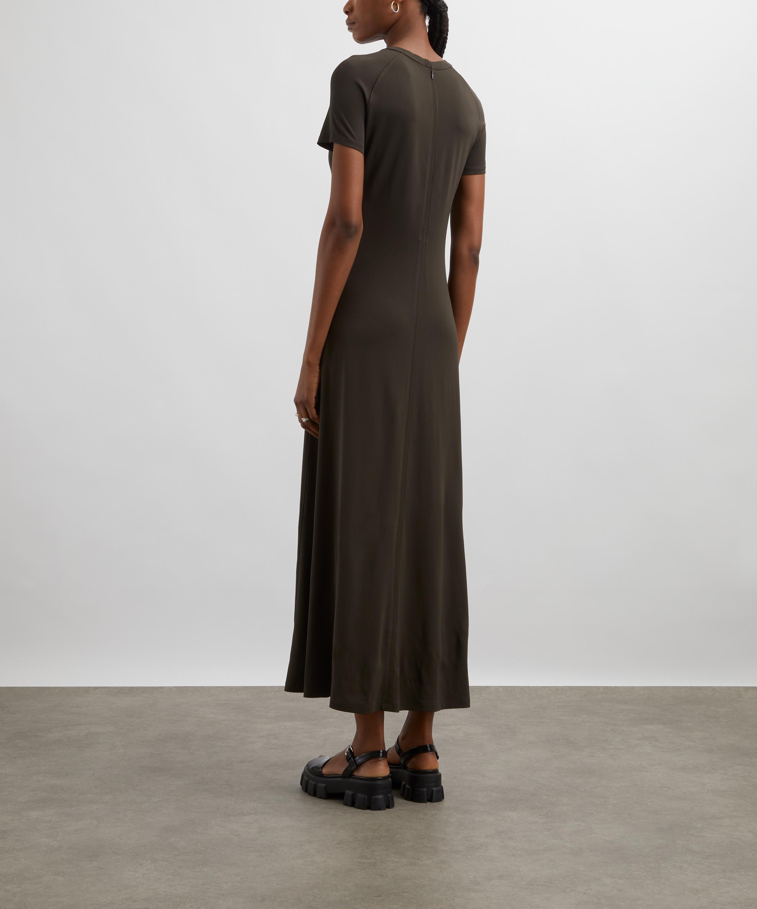 Toteme - Fluid Black Jersey Dress image number 3