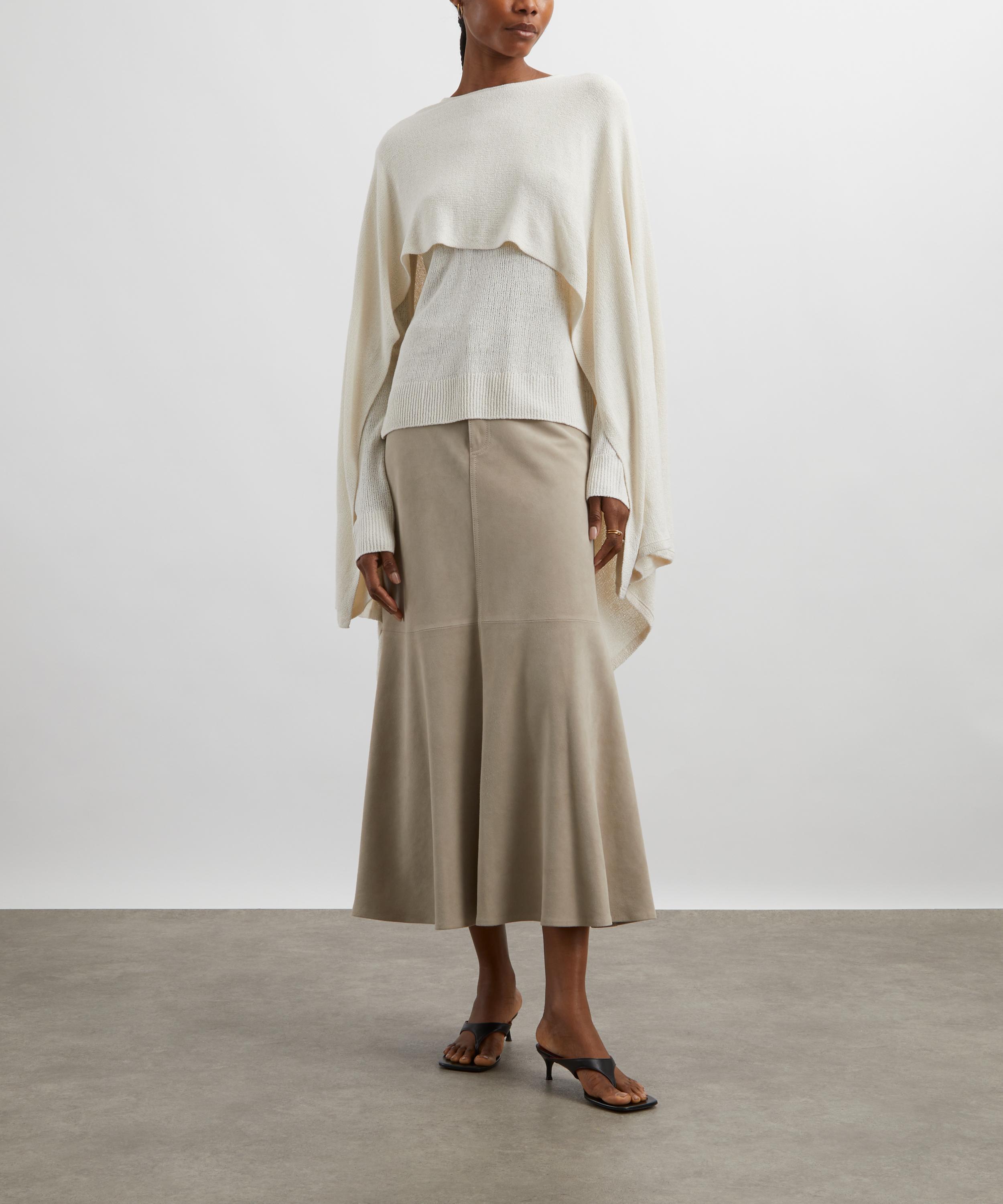 Toteme - Ecru Cape Knit Jumper image number 1