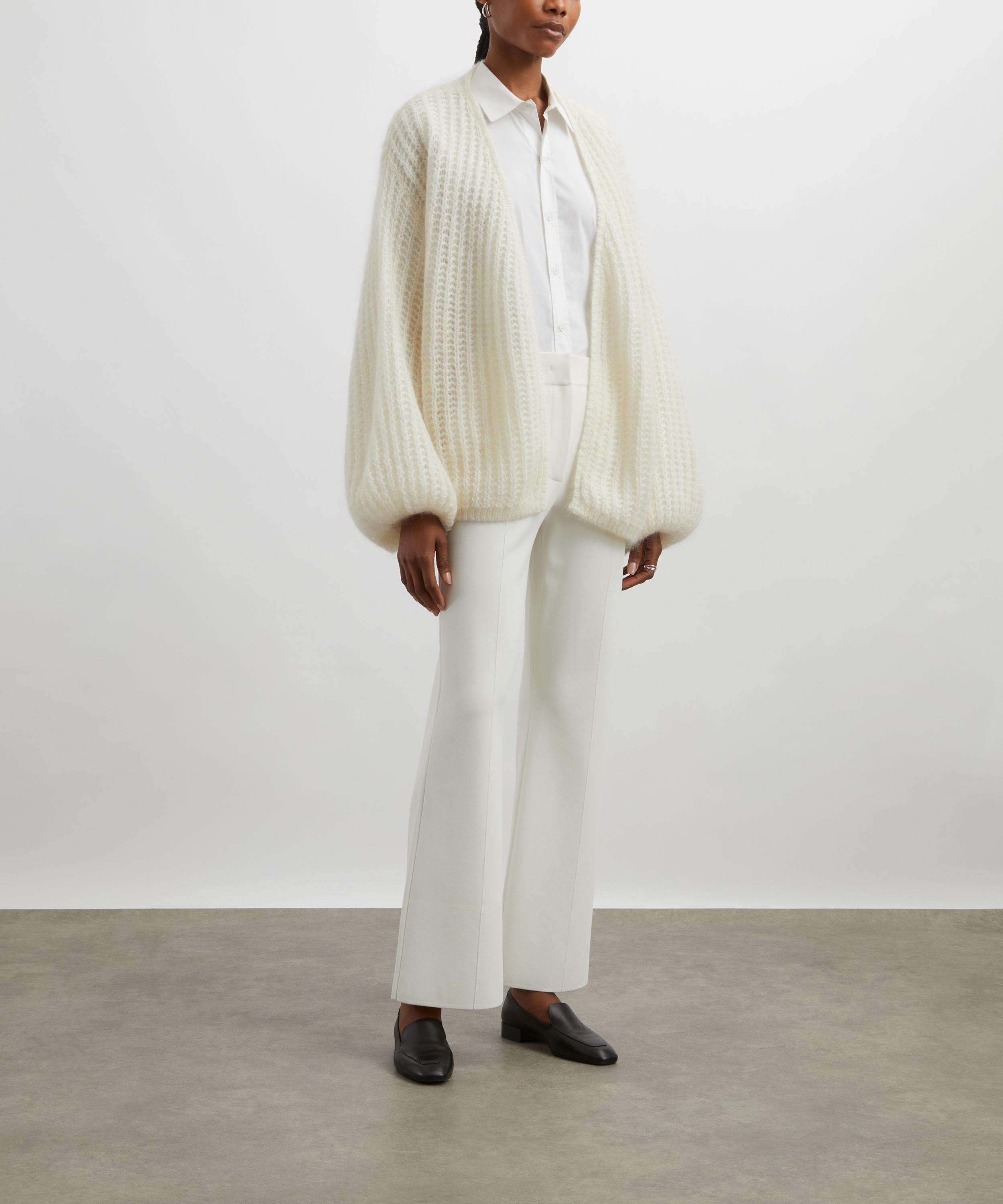 Toteme - Off-White Puffed Cardigan image number 1