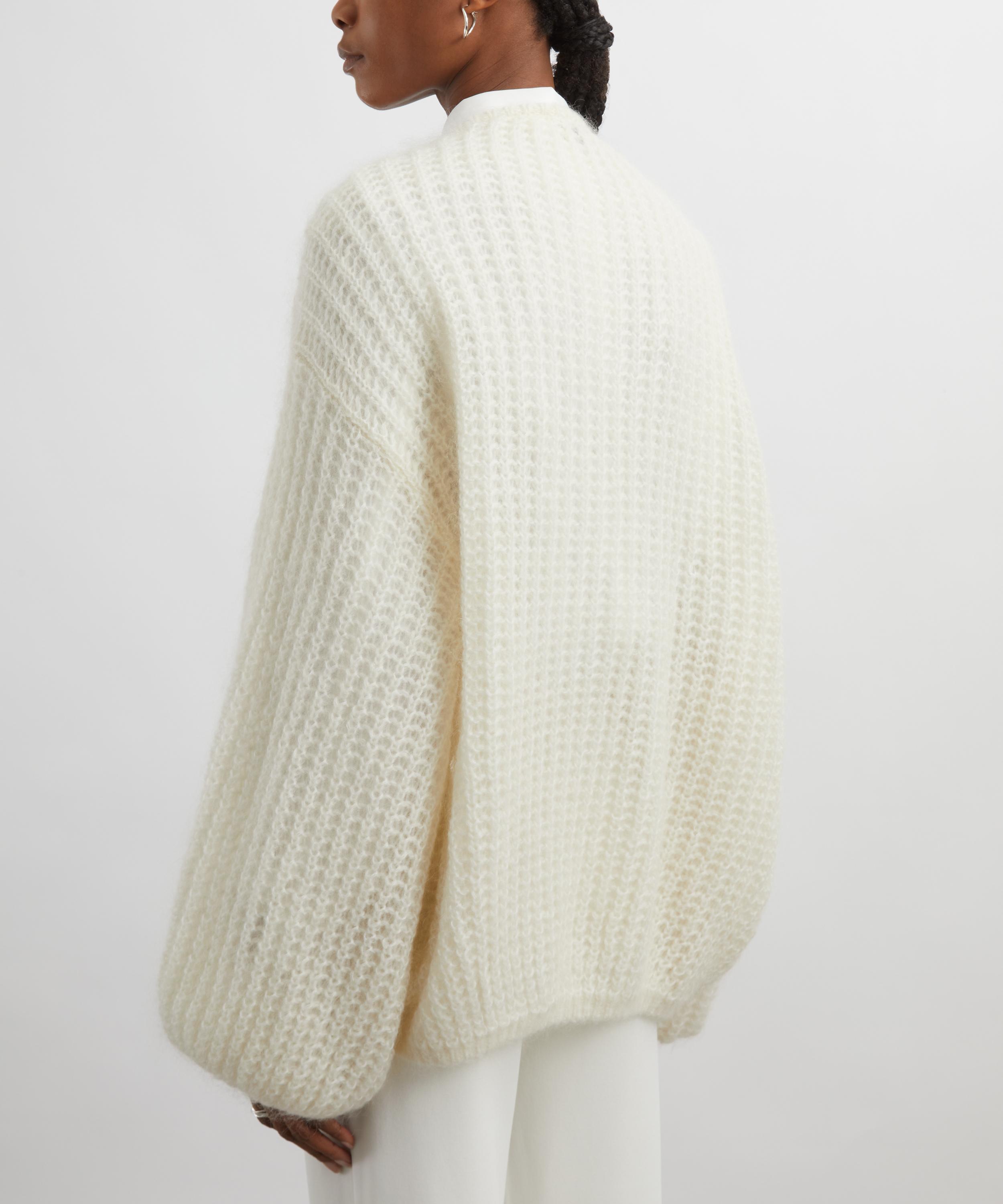 Toteme - Off-White Puffed Cardigan image number 3