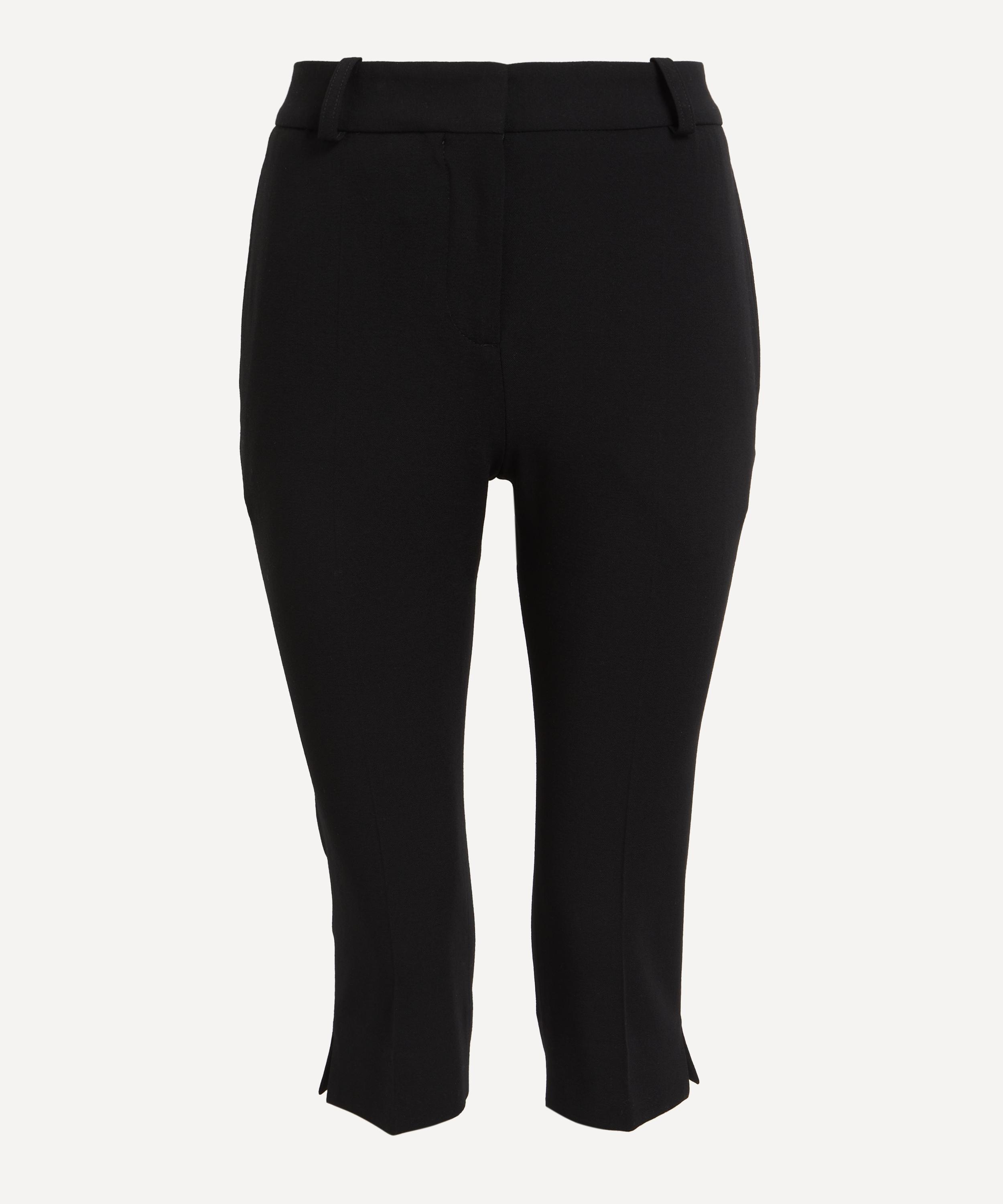 Toteme - Compact Knit Capri Trousers image number 0