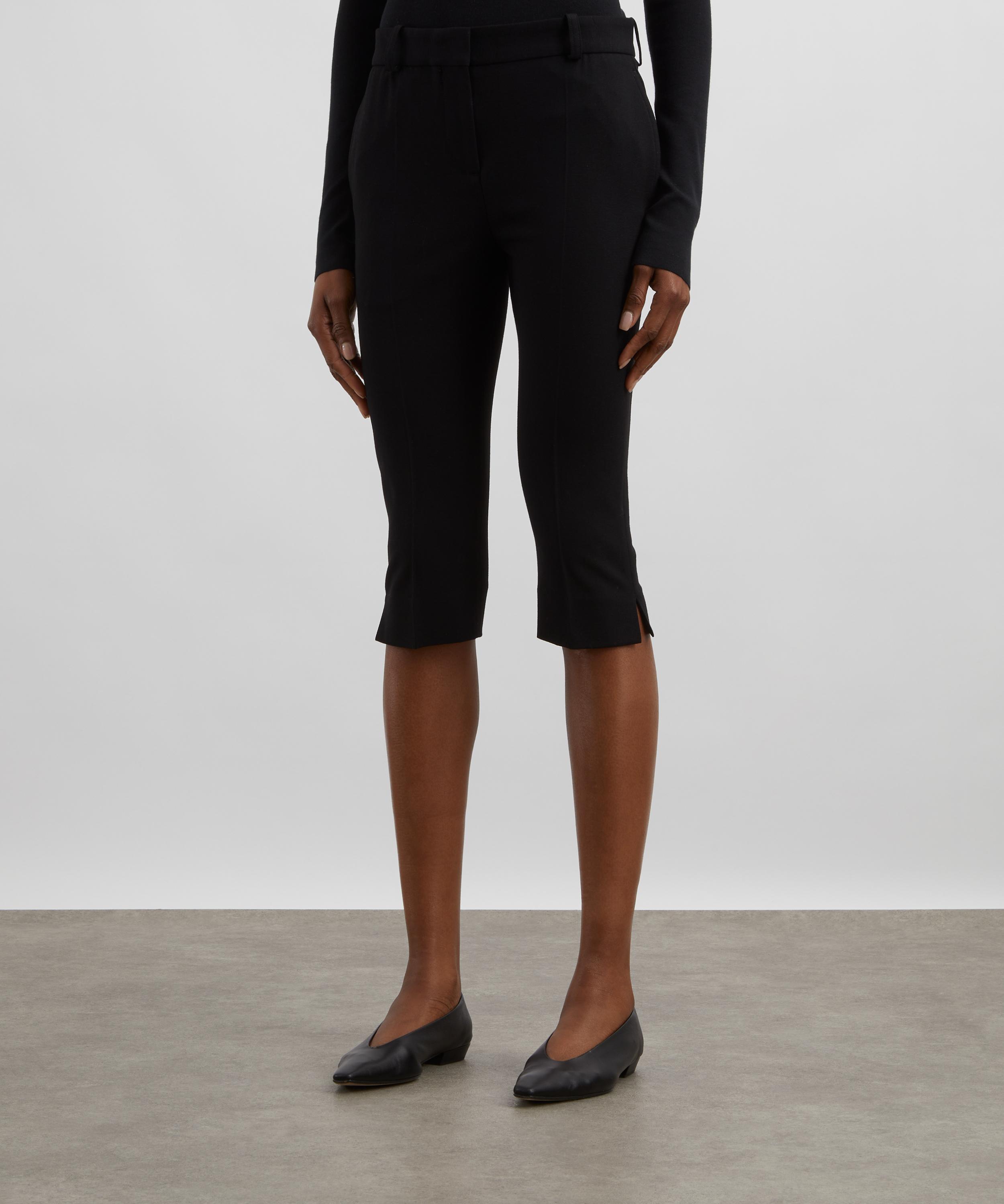 Toteme - Compact Knit Capri Trousers image number 2