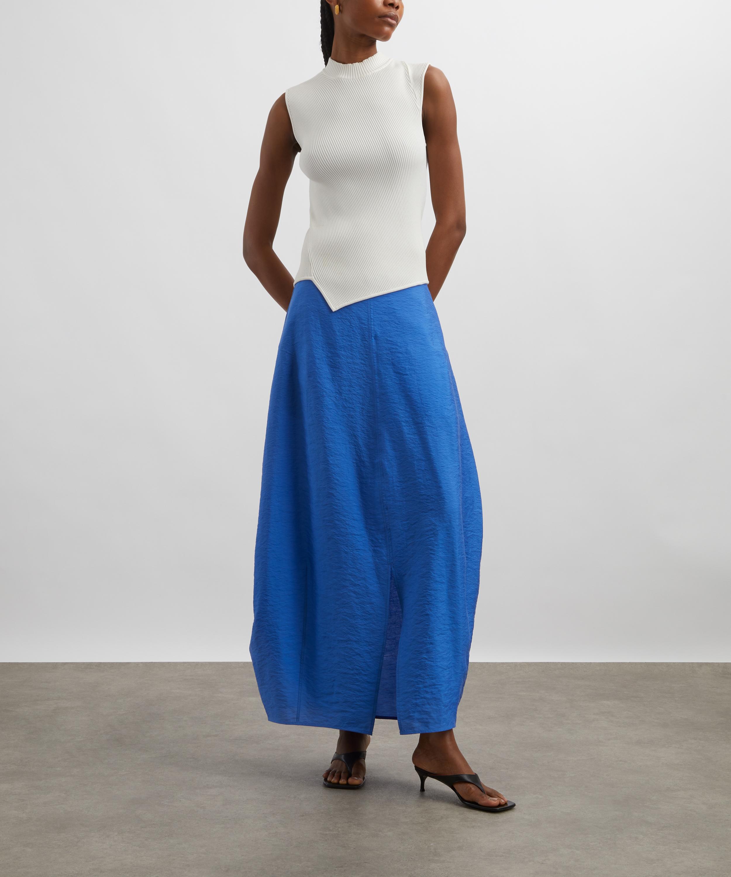 Toteme - Cobalt Parachute Skirt image number 1