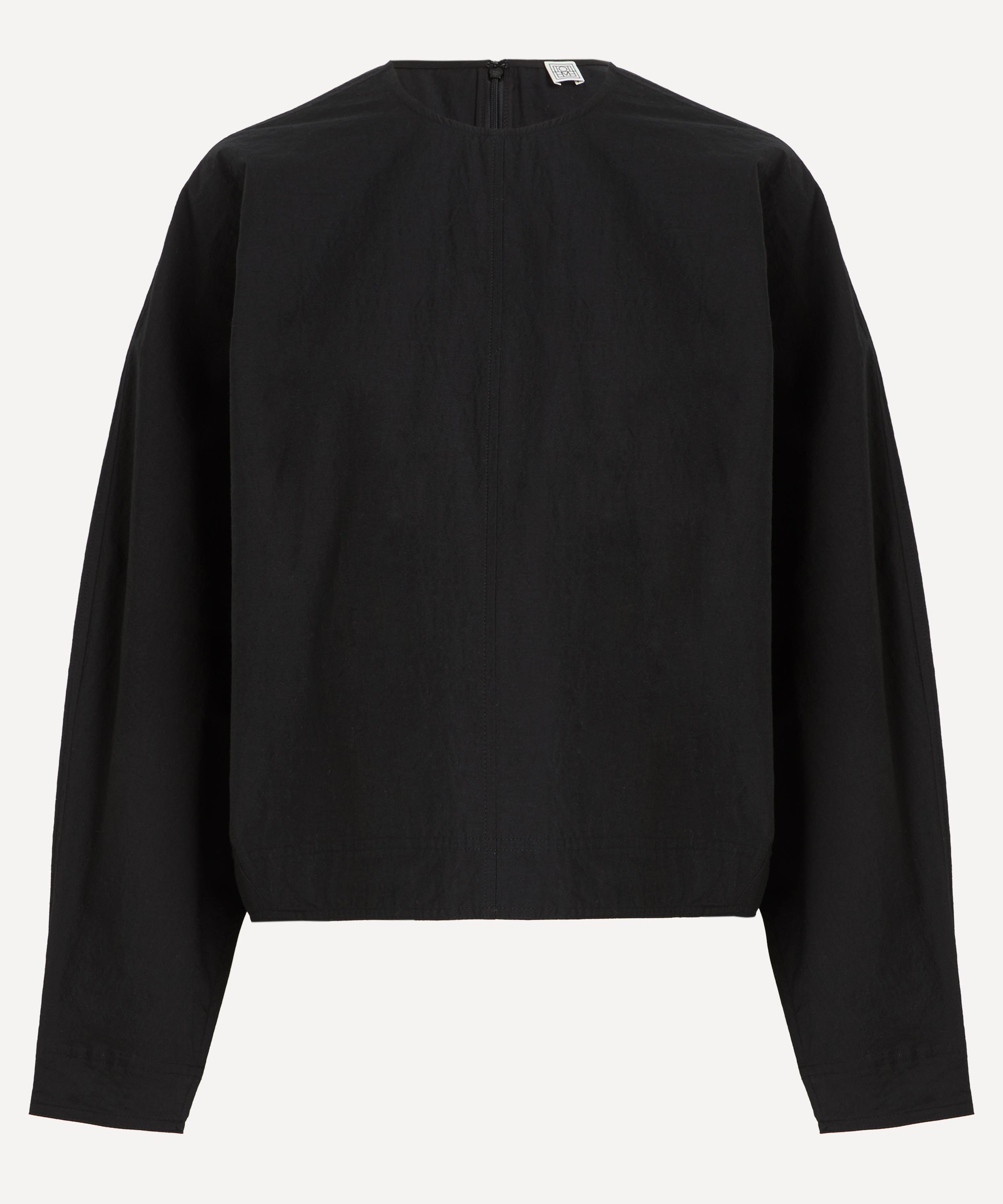 Toteme - Black Batwing Top image number 0