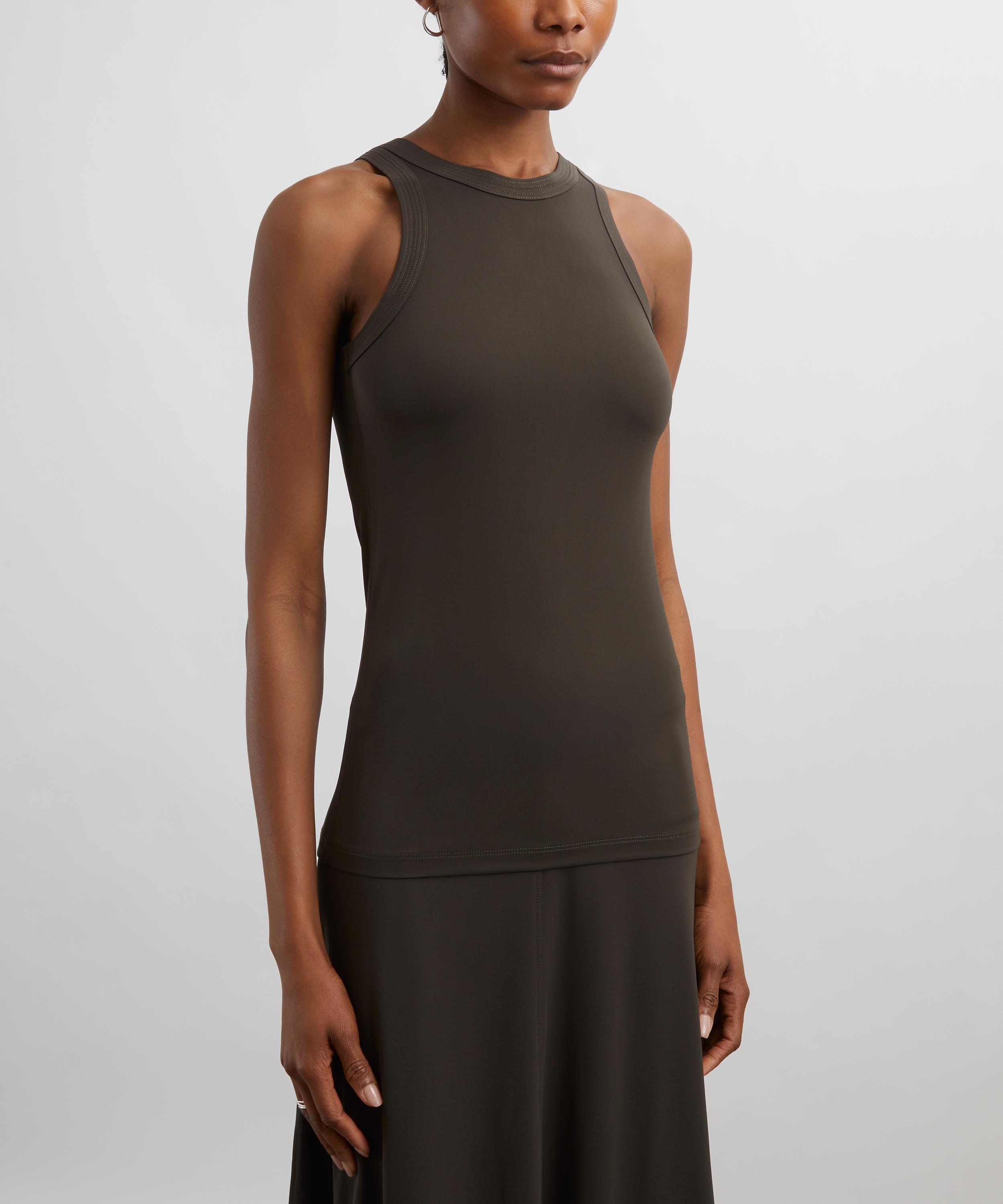 Toteme - Fluid Black Jersey Top image number 2