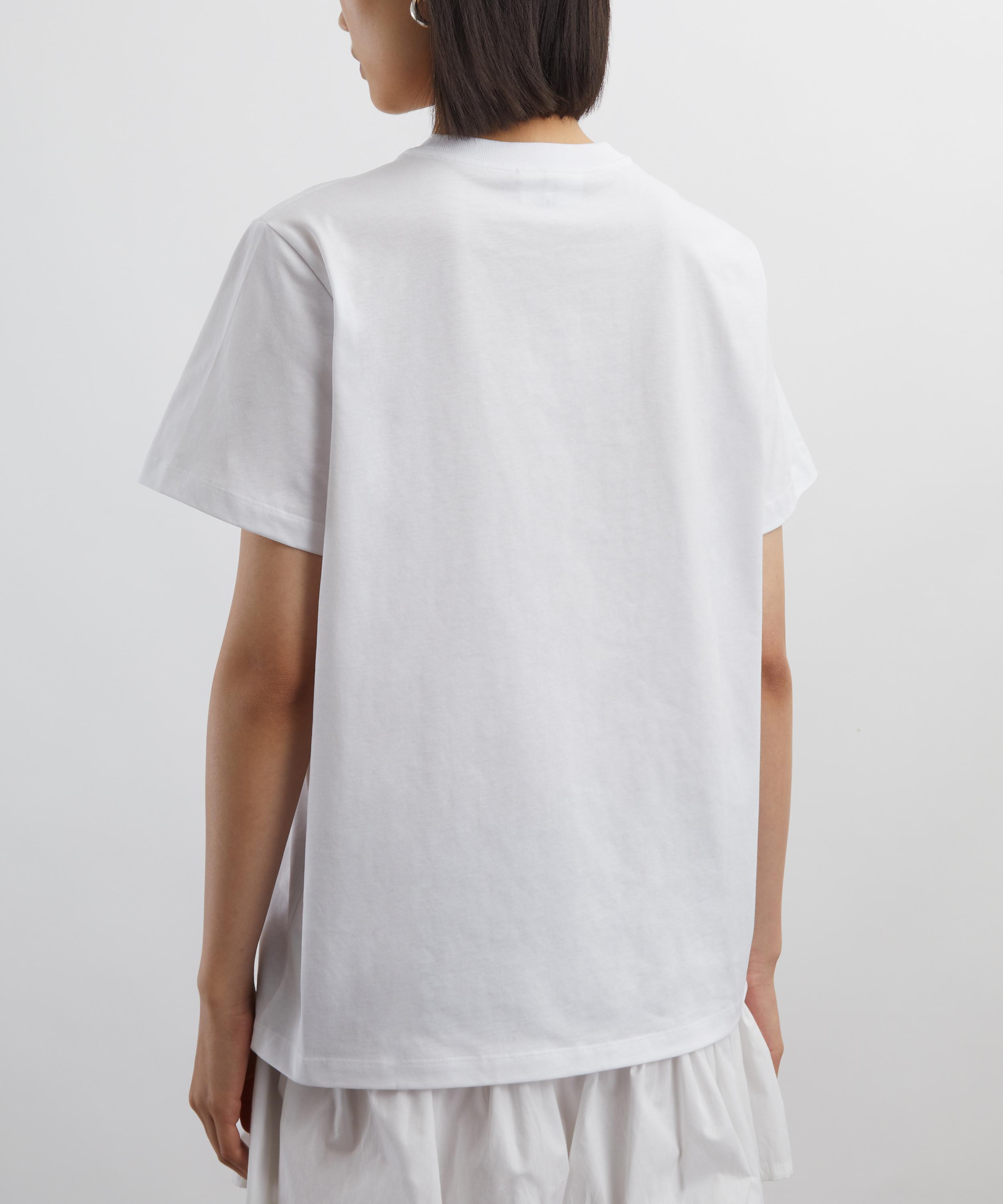 Ganni - Bright White Bunnies Relaxed T-Shirt image number 3