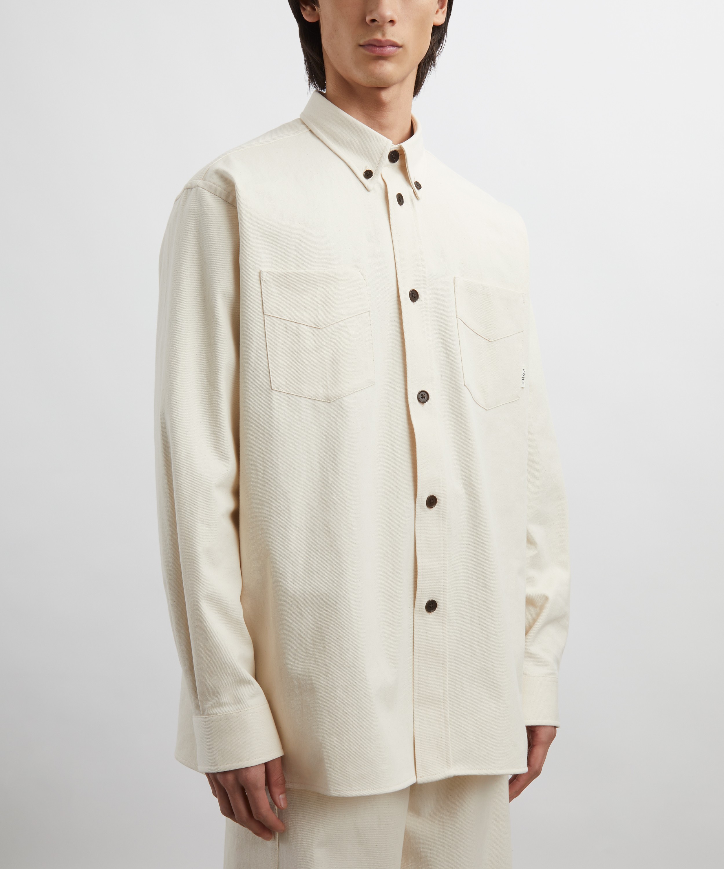 Róhe - Relaxed Long Sleeve Overshirt image number 2