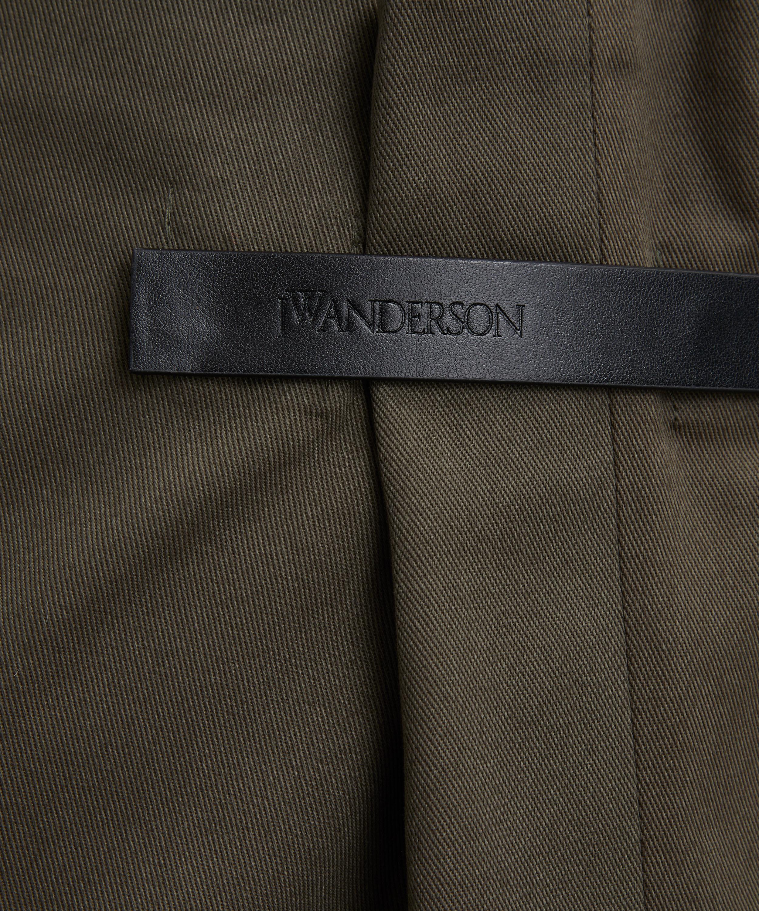 JW Anderson - Khaki Slit Midi Skirt image number 4