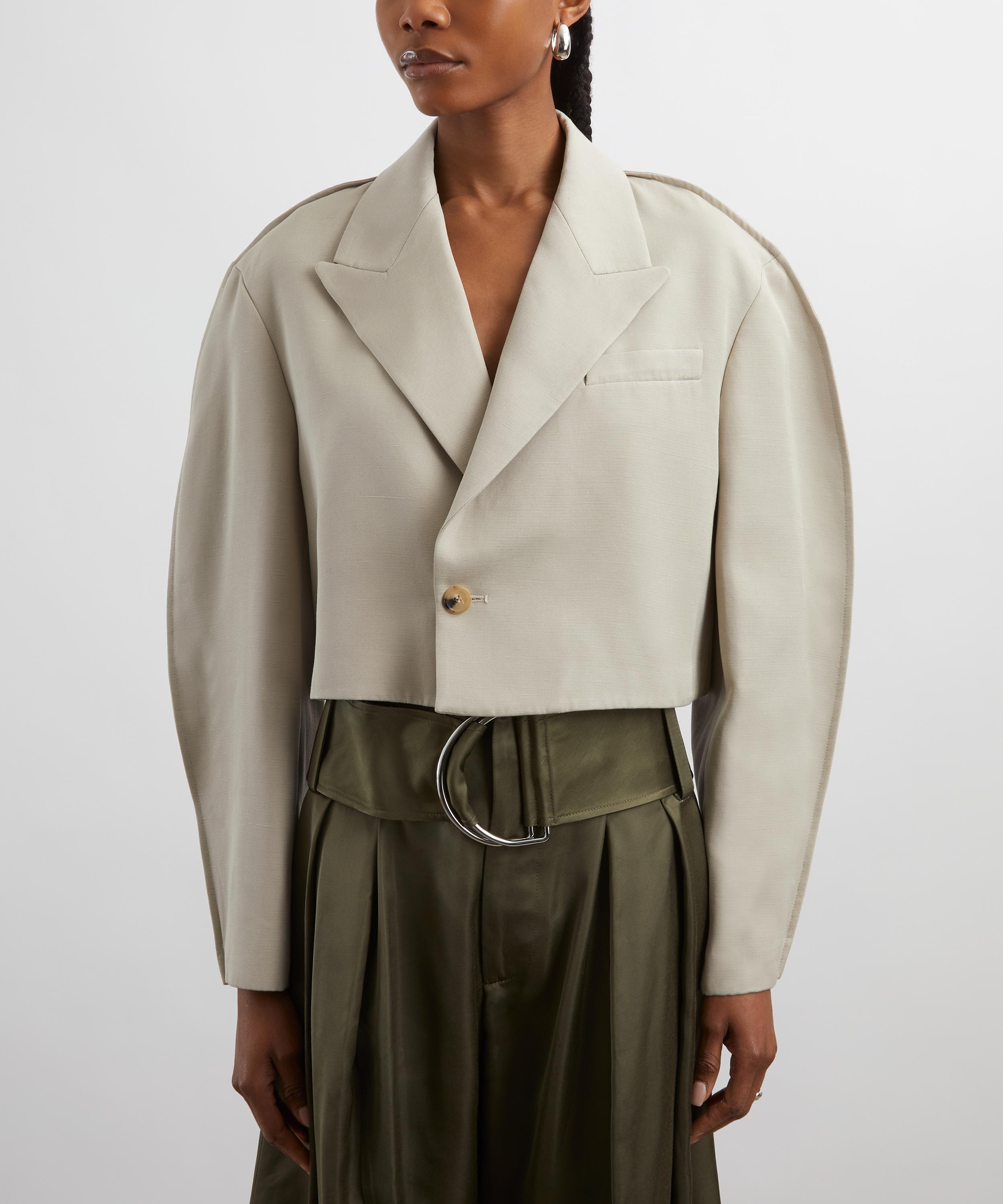 JW Anderson - Cropped Rounded Tailored Jacket image number 2