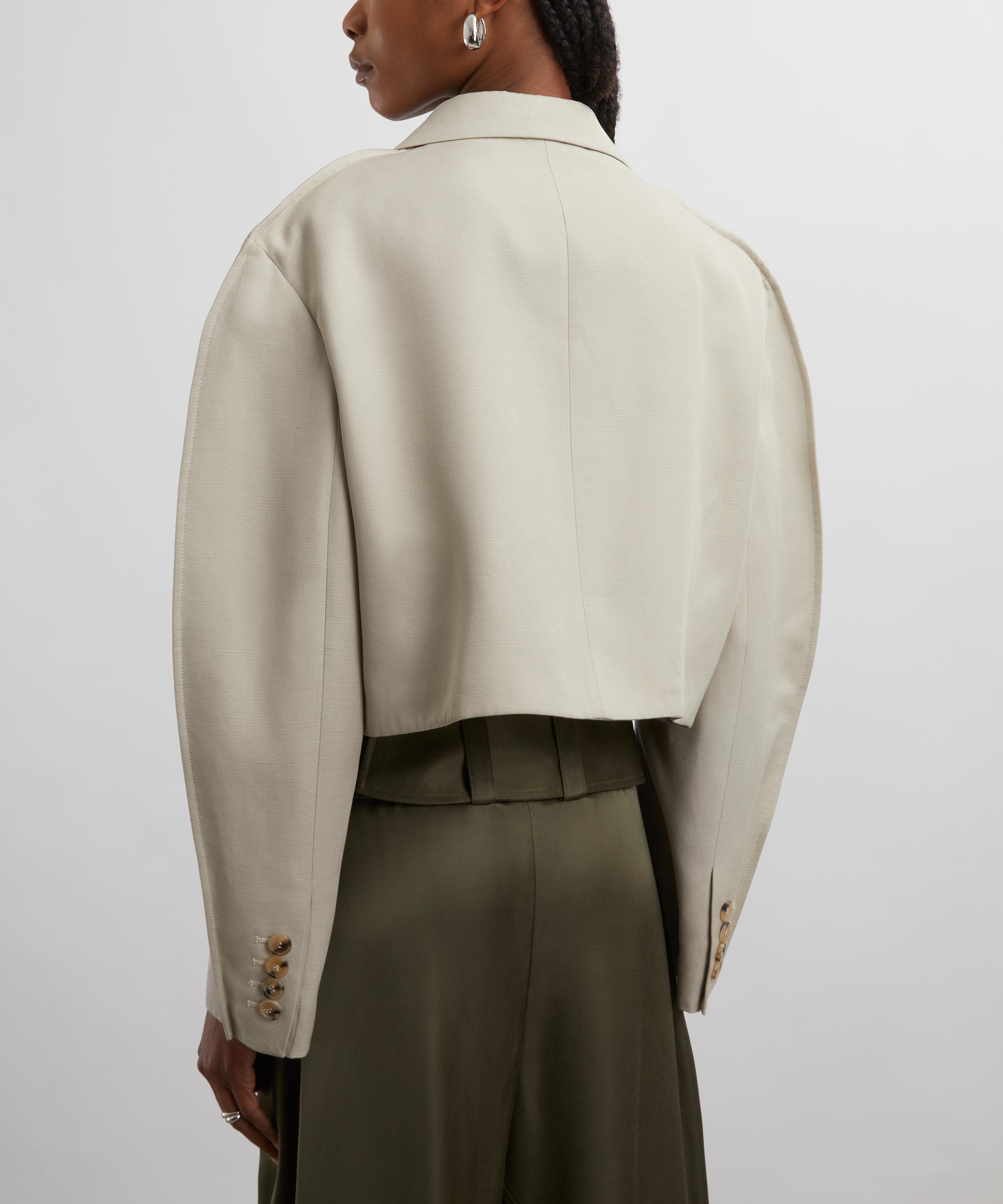 JW Anderson - Cropped Rounded Tailored Jacket image number 3