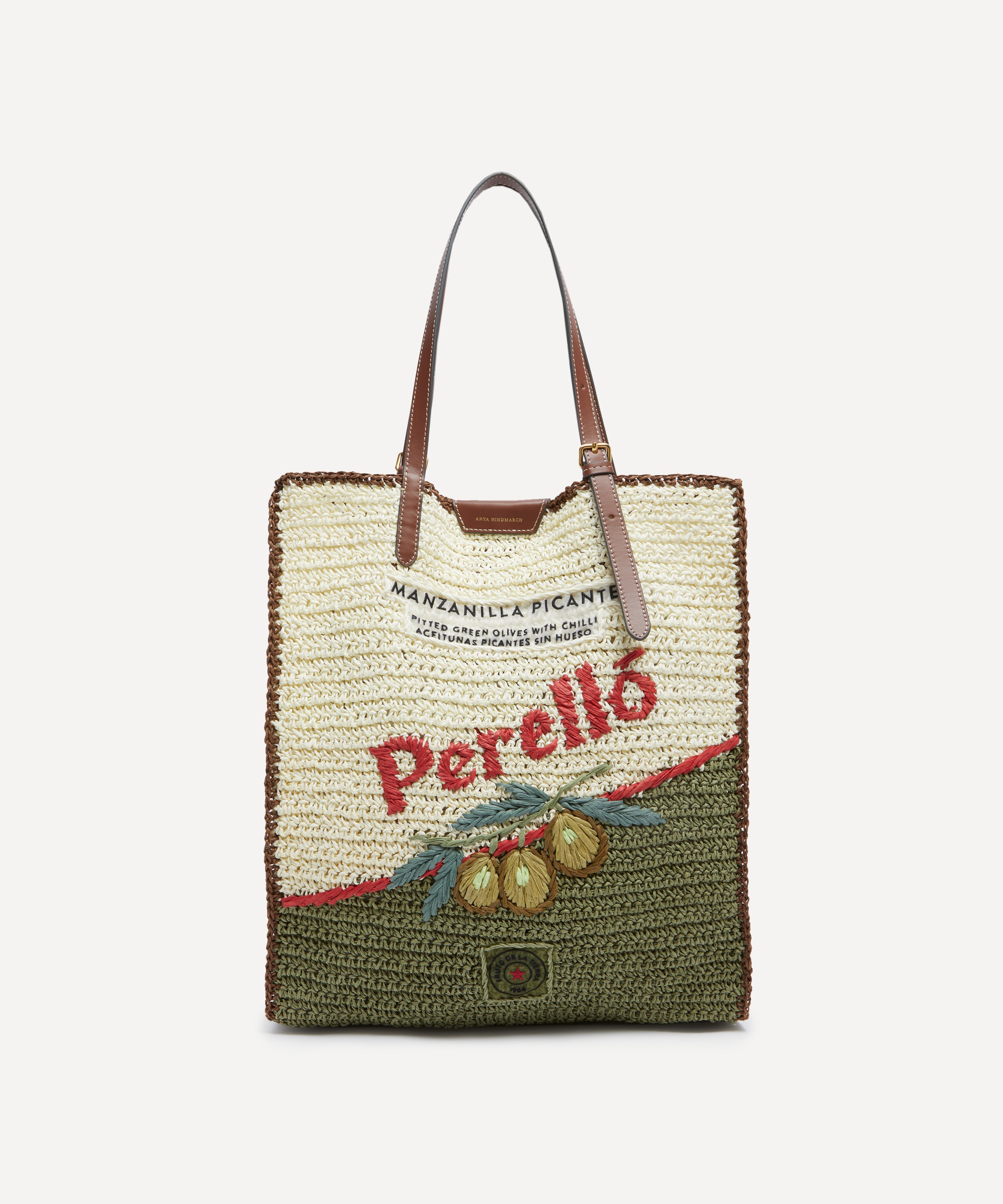 Anya Hindmarch - Anya Brands Perello Raffia Tote Bag image number 0