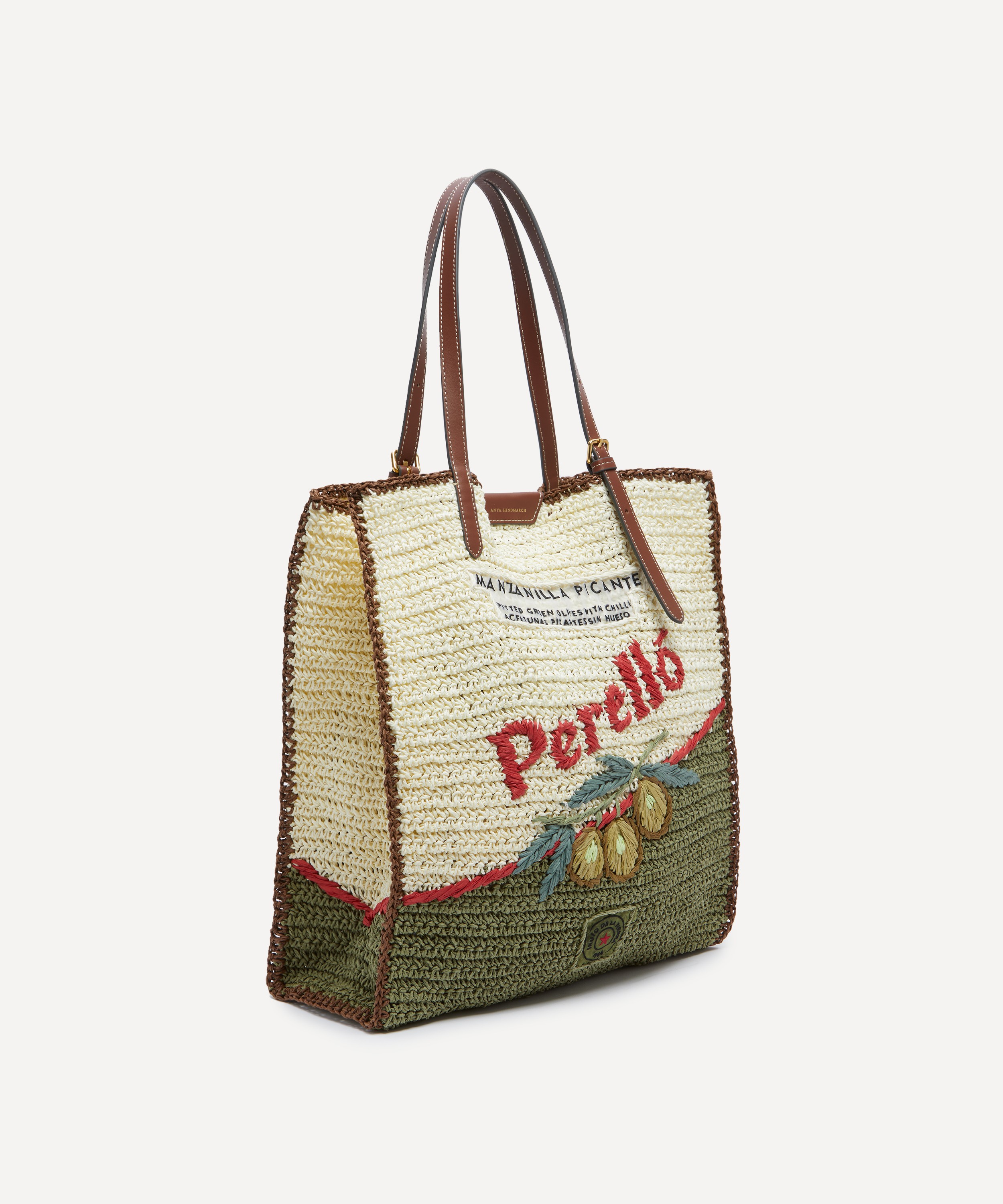 Anya Hindmarch - Anya Brands Perello Raffia Tote Bag image number 1