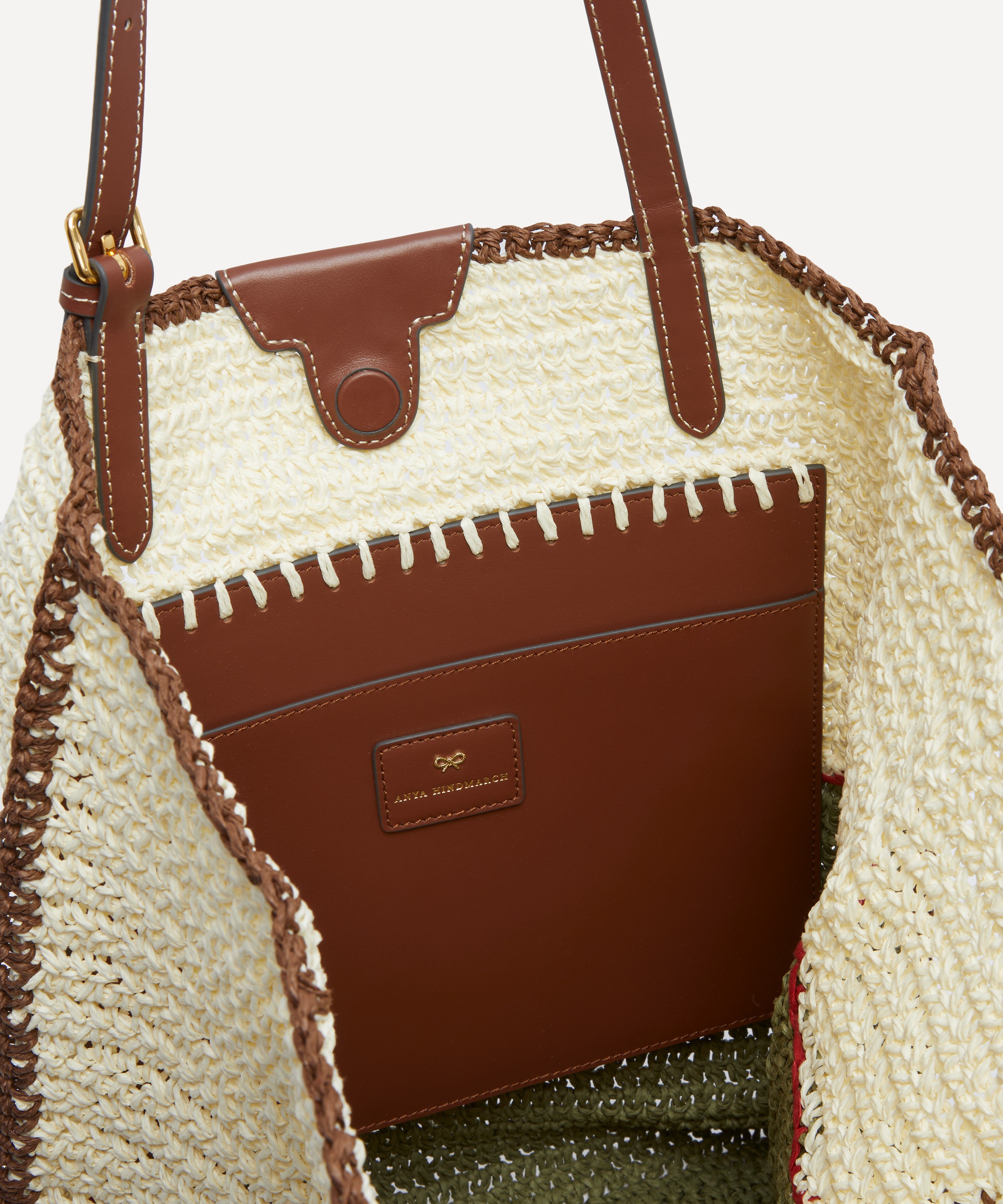 Anya Hindmarch - Anya Brands Perello Raffia Tote Bag image number 4