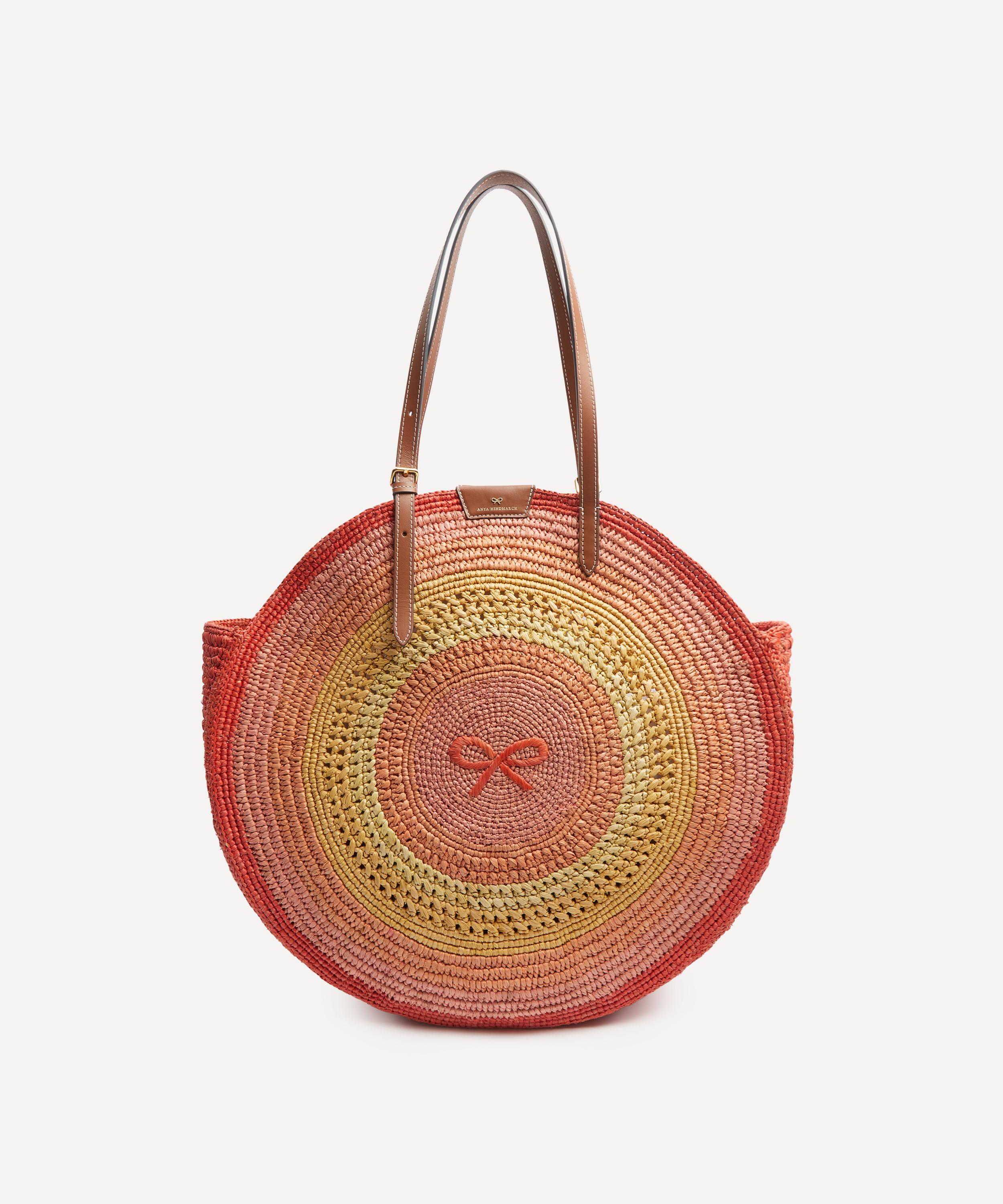 Anya Hindmarch - Raffia Round Bow Tote Bag image number 0