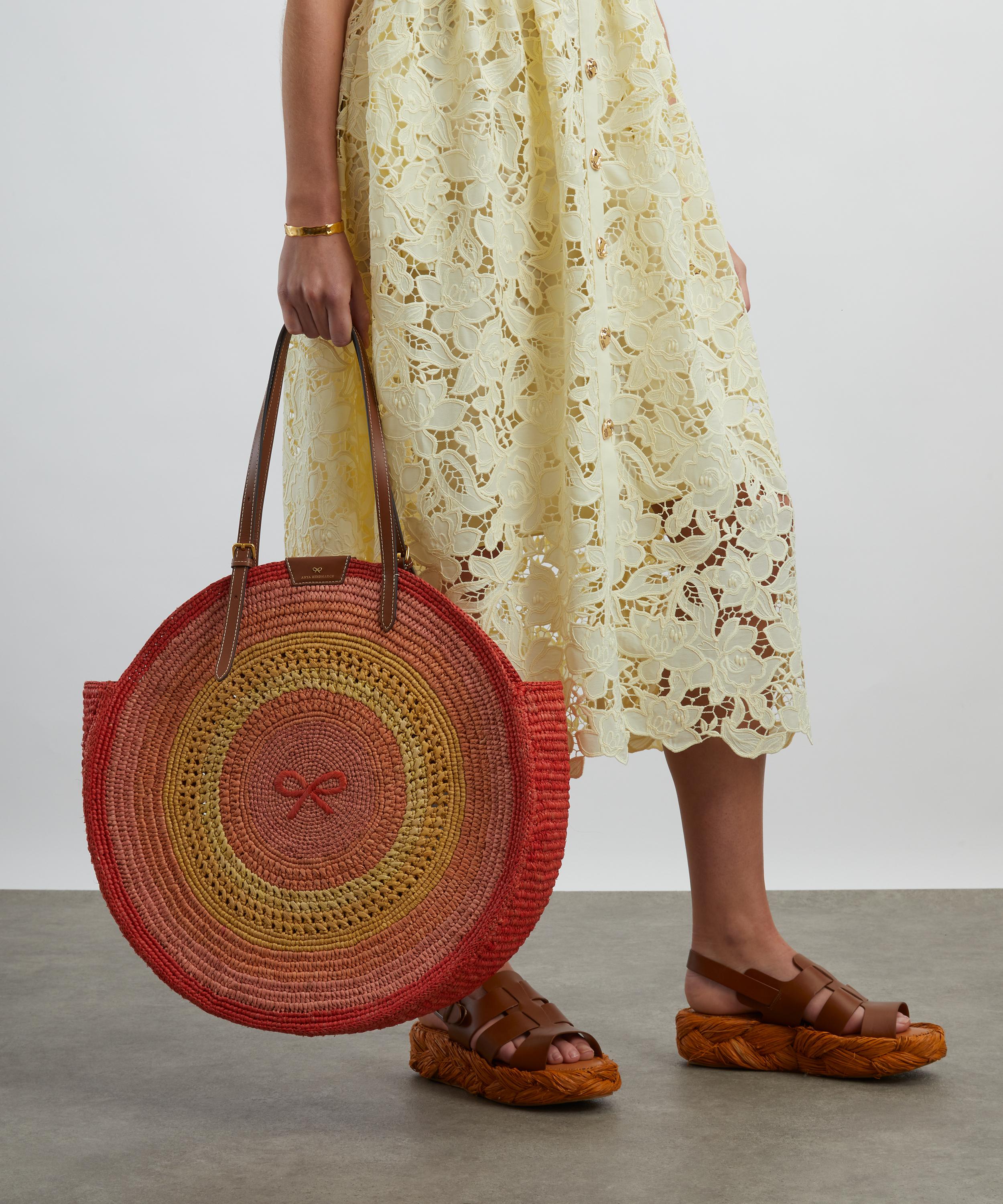 Anya Hindmarch - Raffia Round Bow Tote Bag image number 1